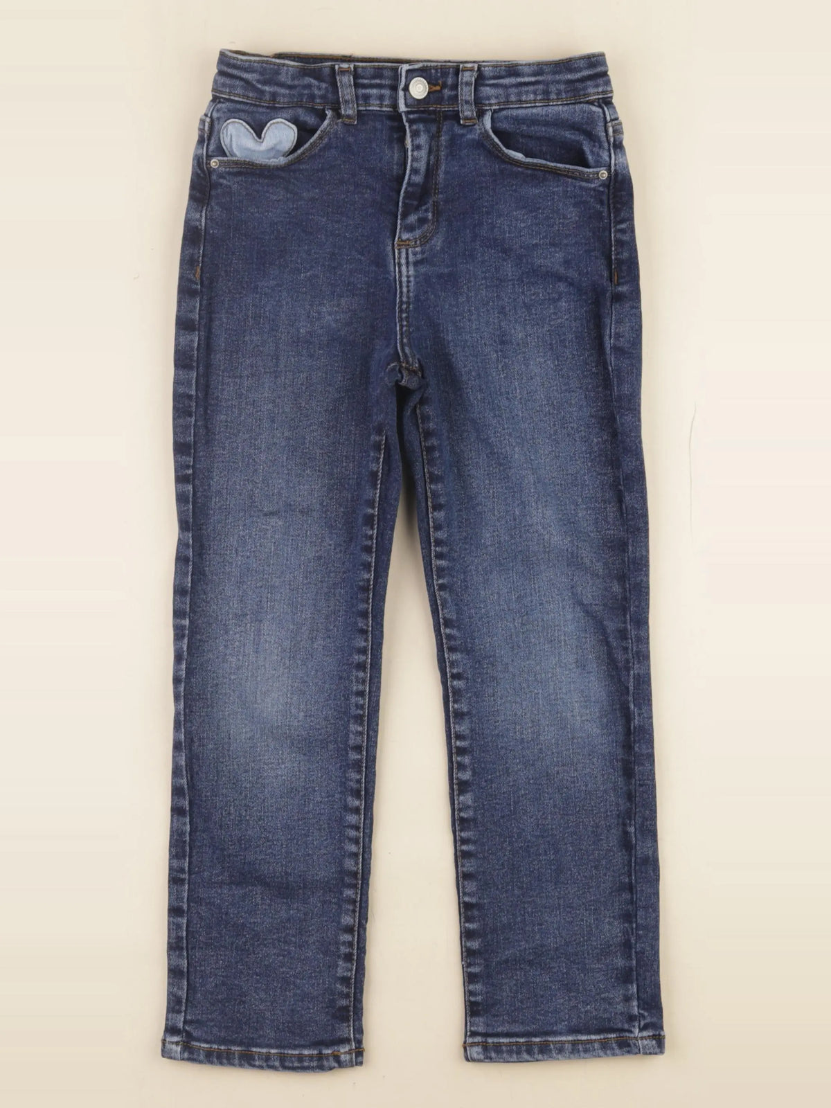 Vertbaudet - jean bleu - 7 ans