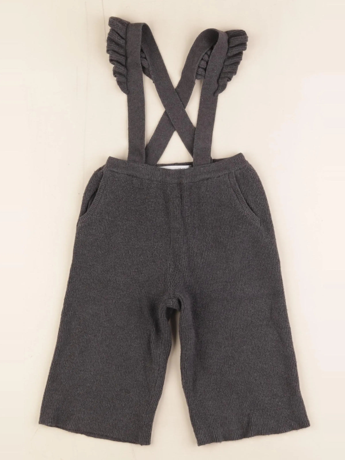 Zara - pantalon gris - 12/18 mois