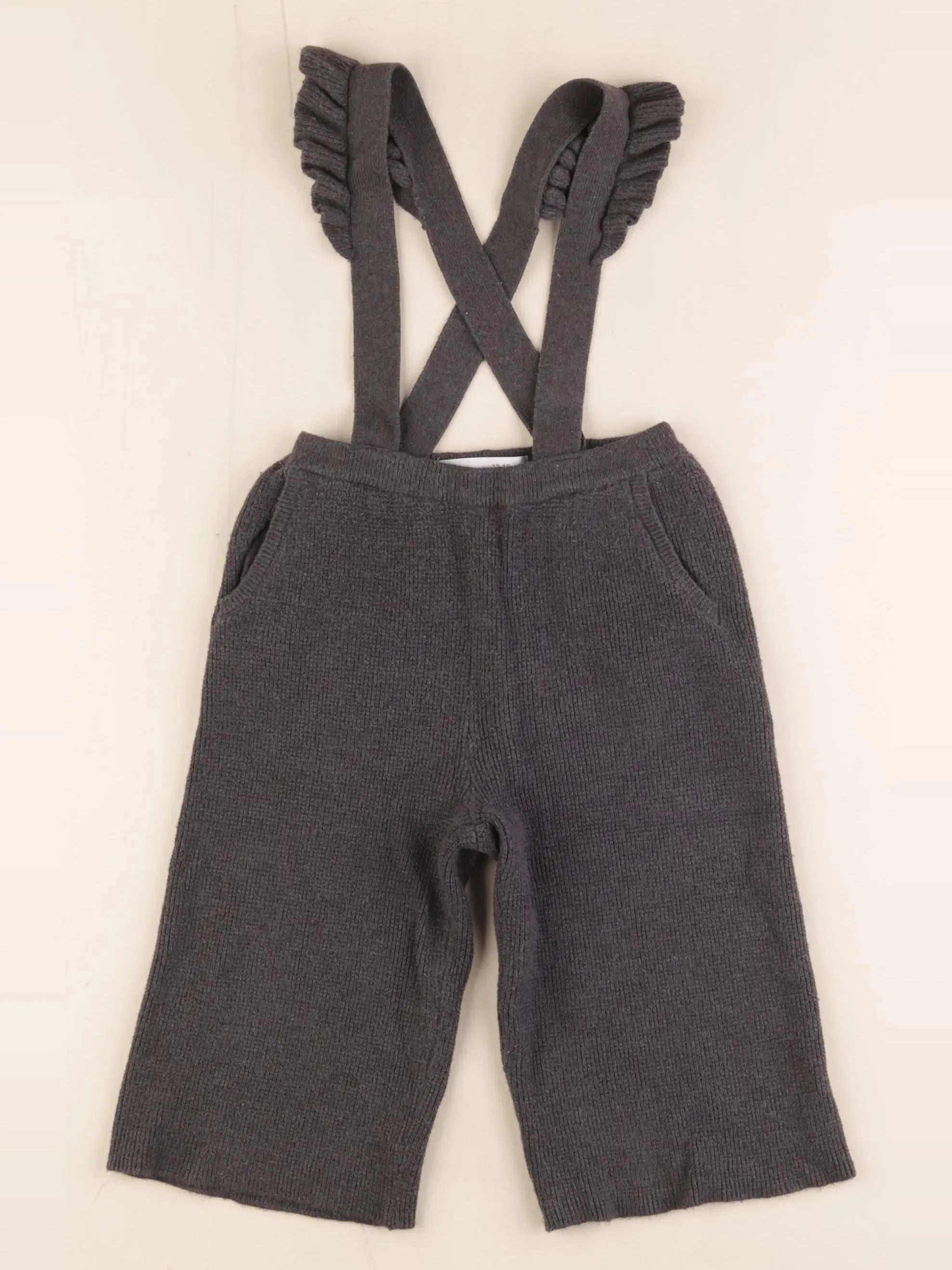 Zara - pantalon gris - 12/18 mois