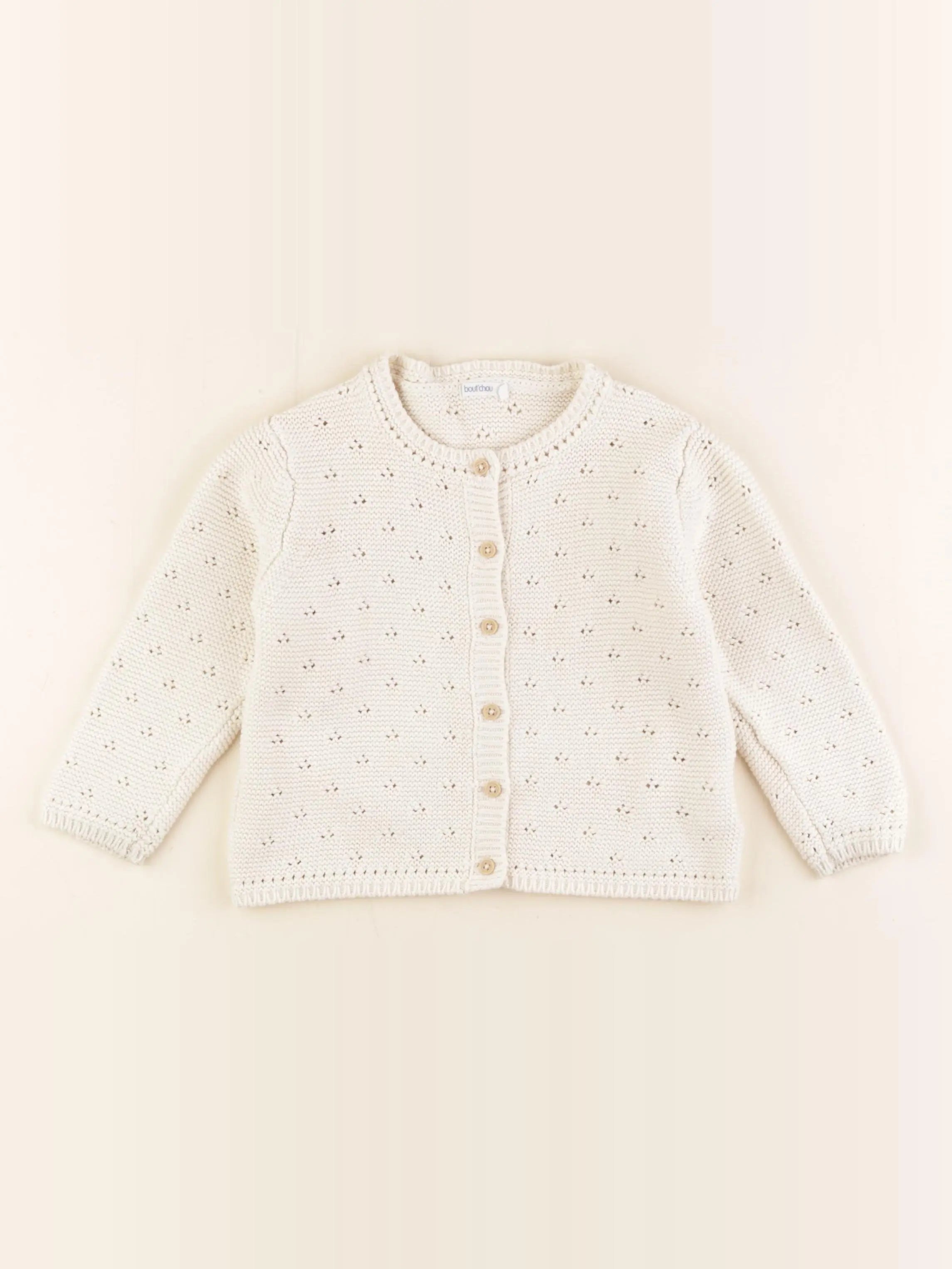 Boutchou - gilet beige - 24 mois