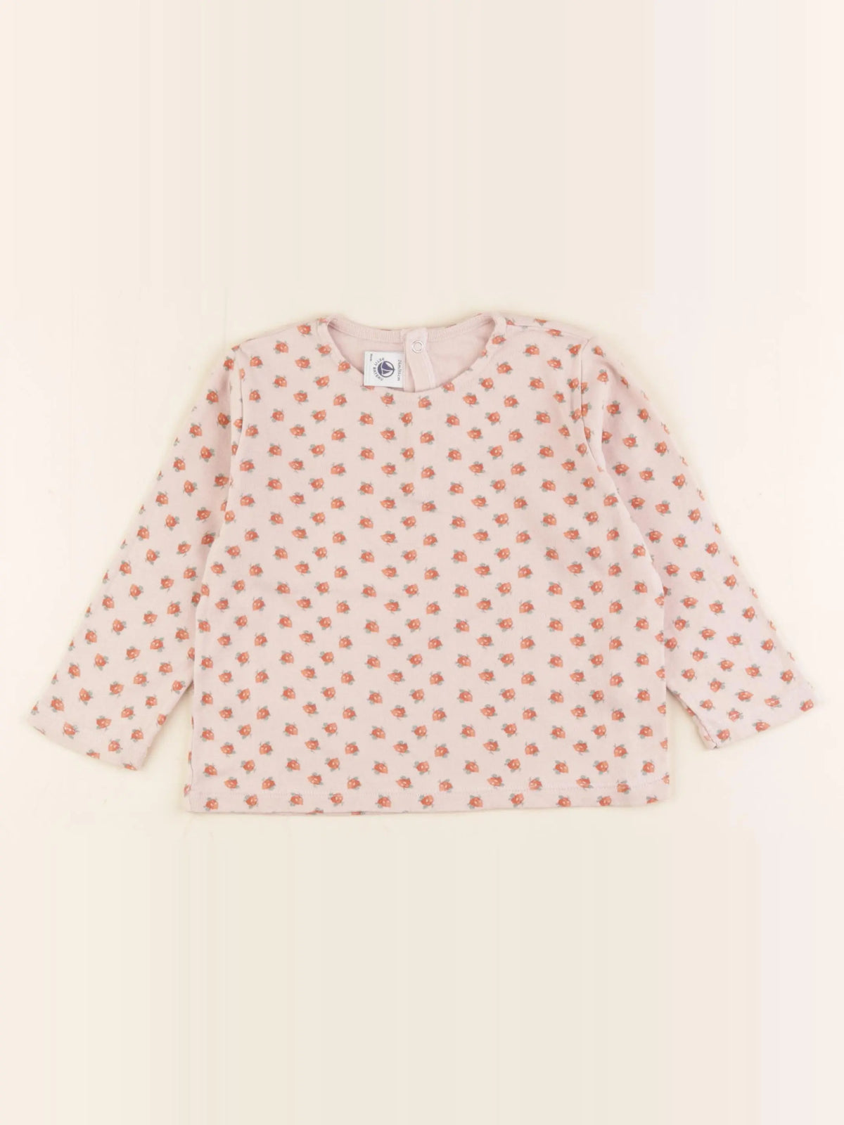 Petit Bateau - tee-shirt rose - 24 mois