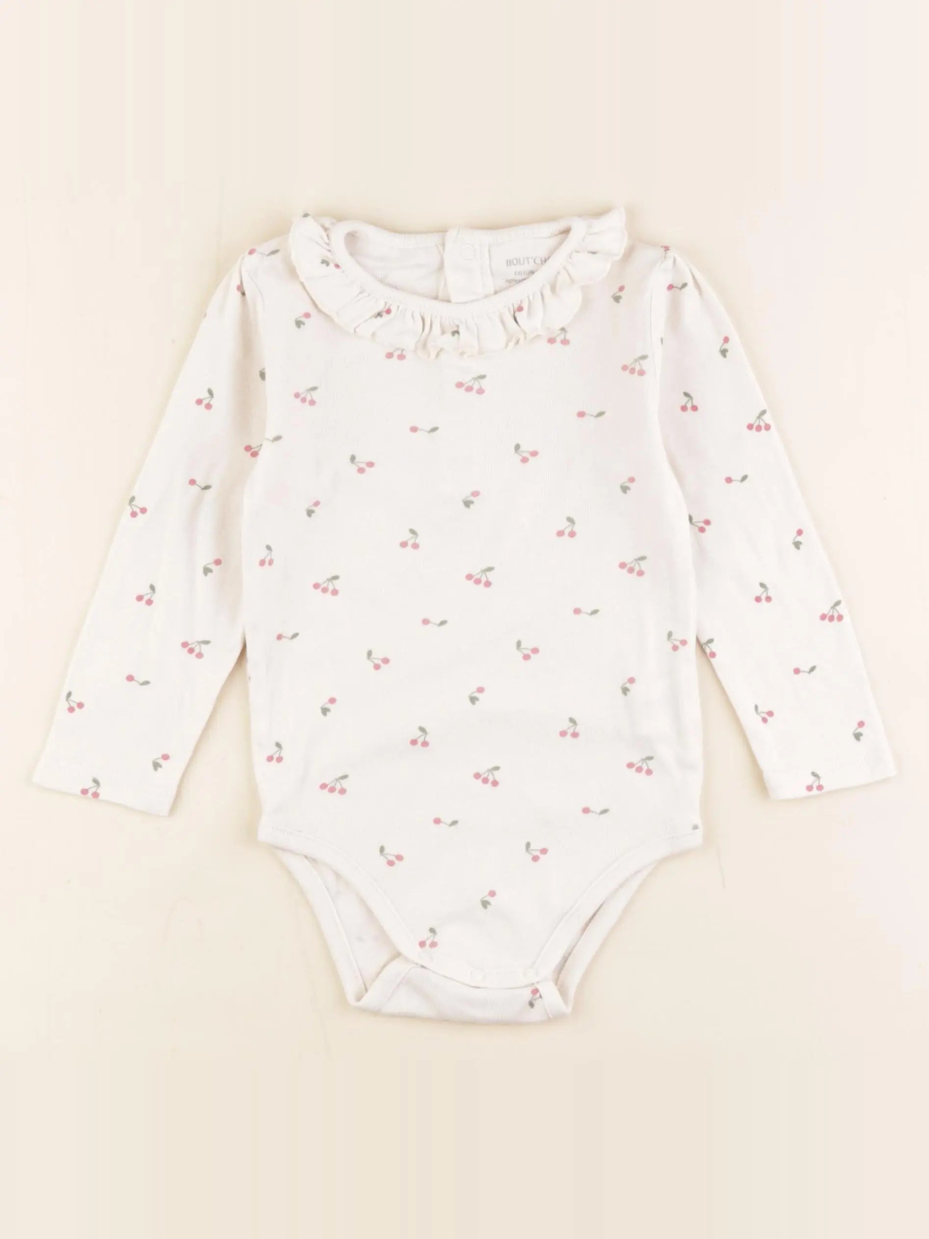 Boutchou - body à col beige - 24 mois