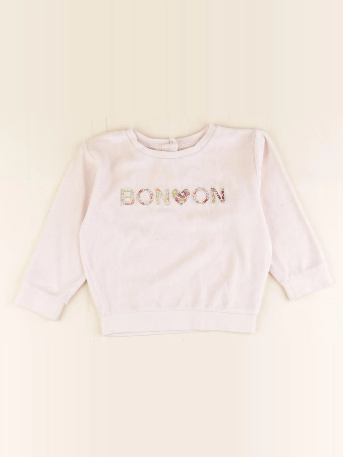 Bonton - pull rose - 3 ans