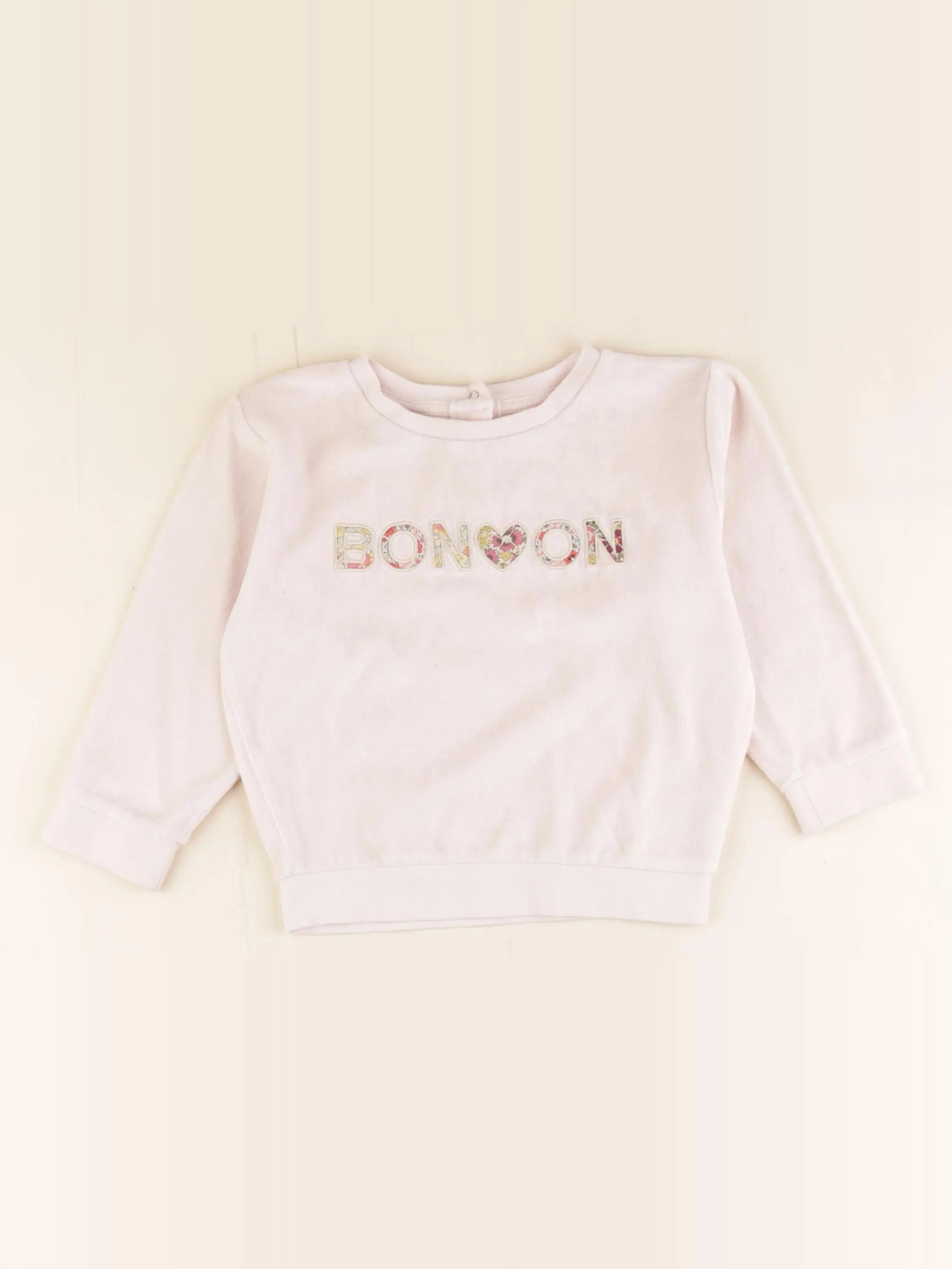 Bonton - pull rose - 3 ans
