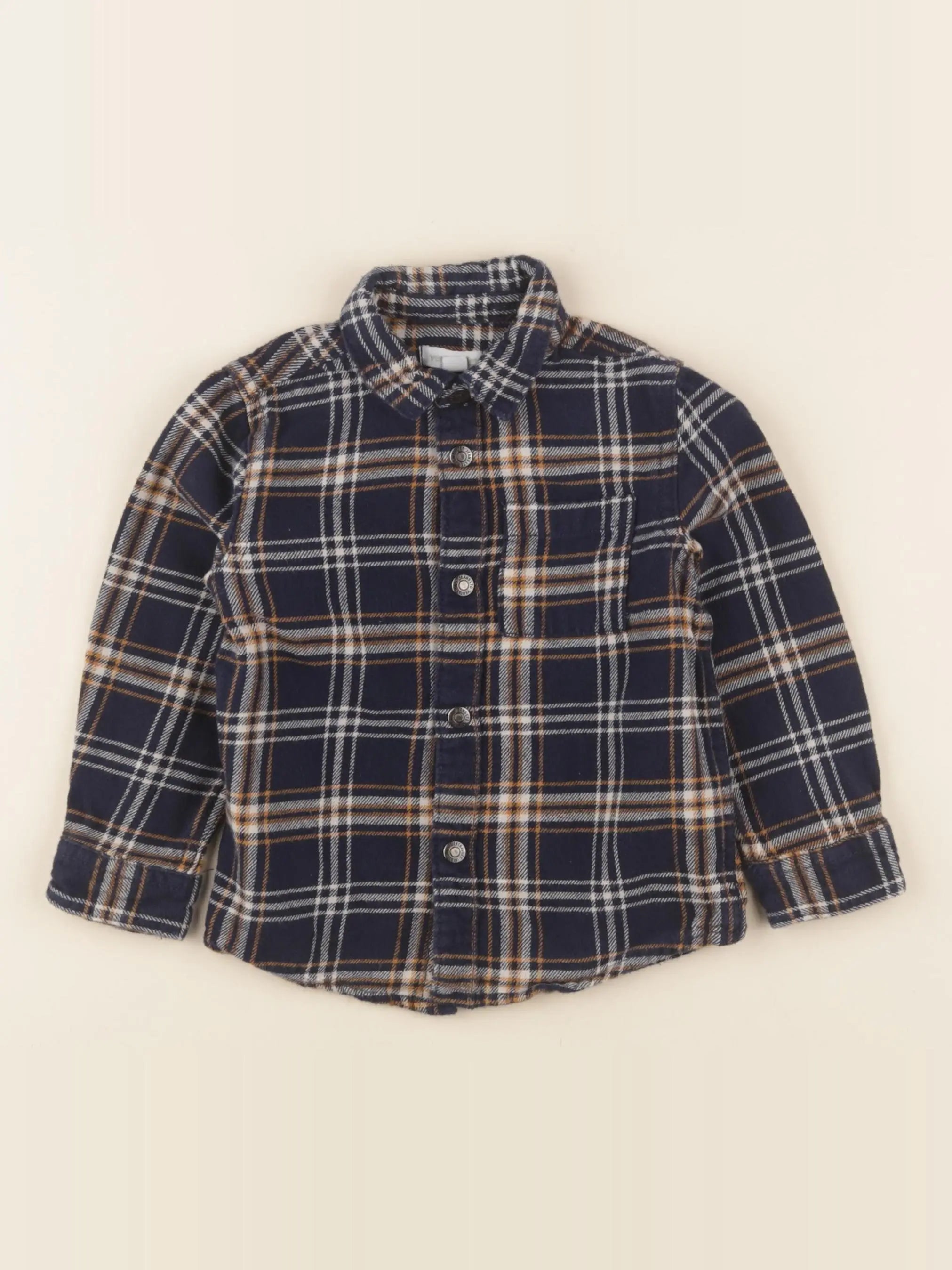 Vertbaudet - chemise bleu - 3 ans