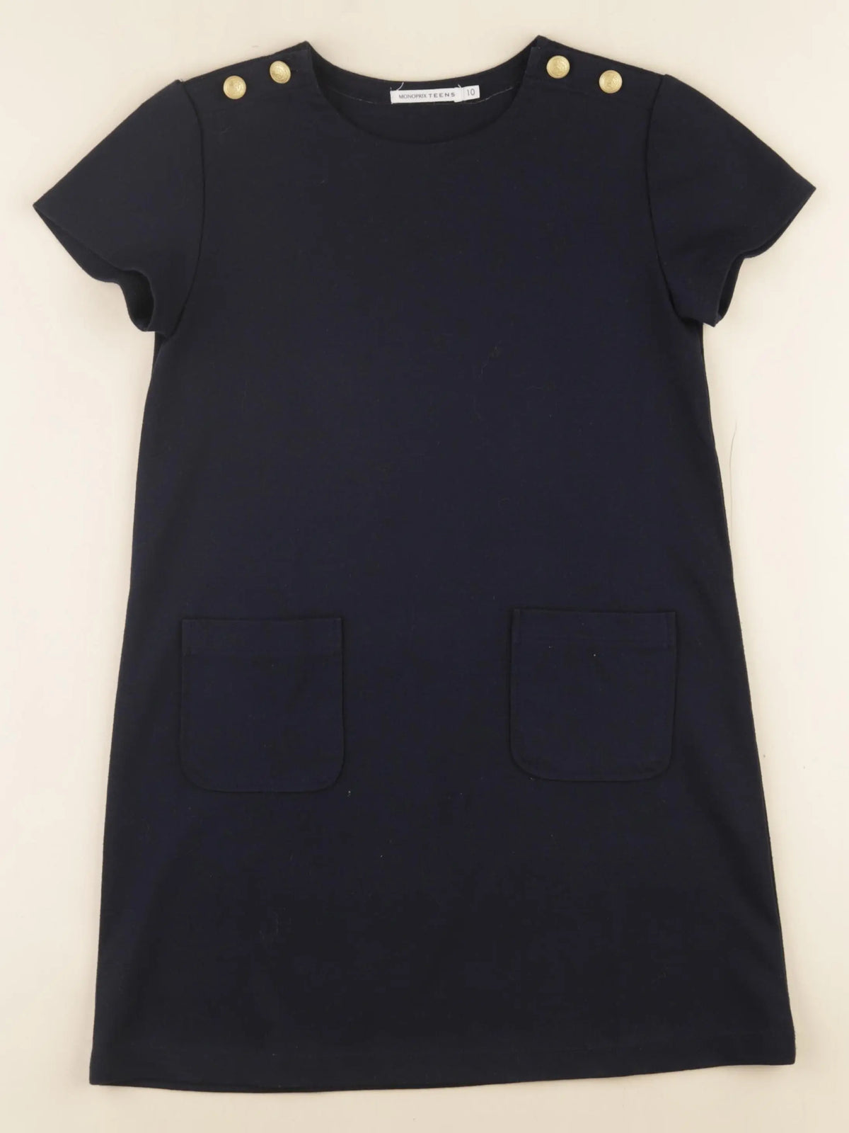 Monoprix - robe bleu - 10 ans