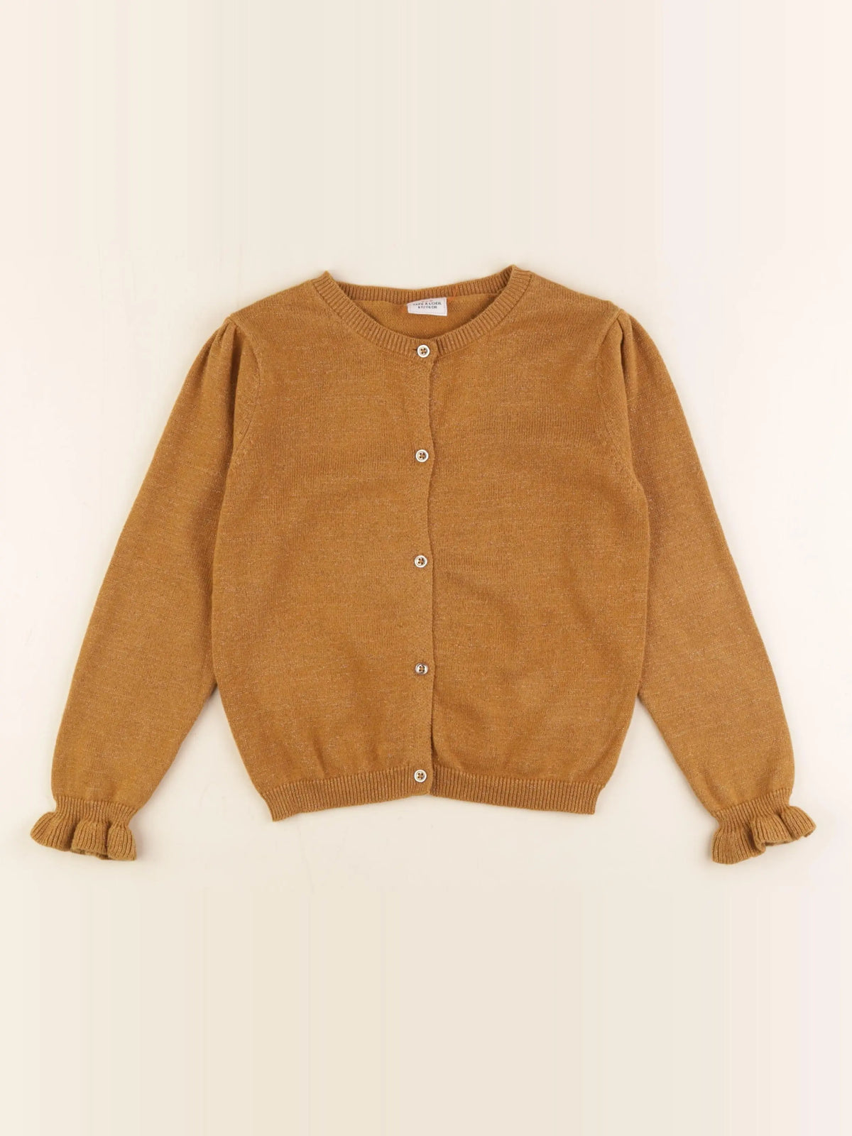 Tape à l'oeil - gilet marron, or - 6 ans