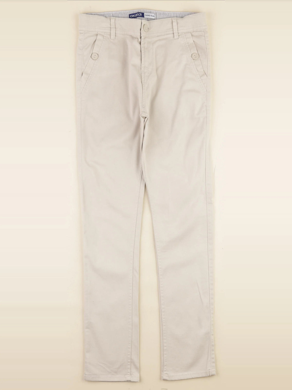 Okaidi - pantalon beige - 12 ans