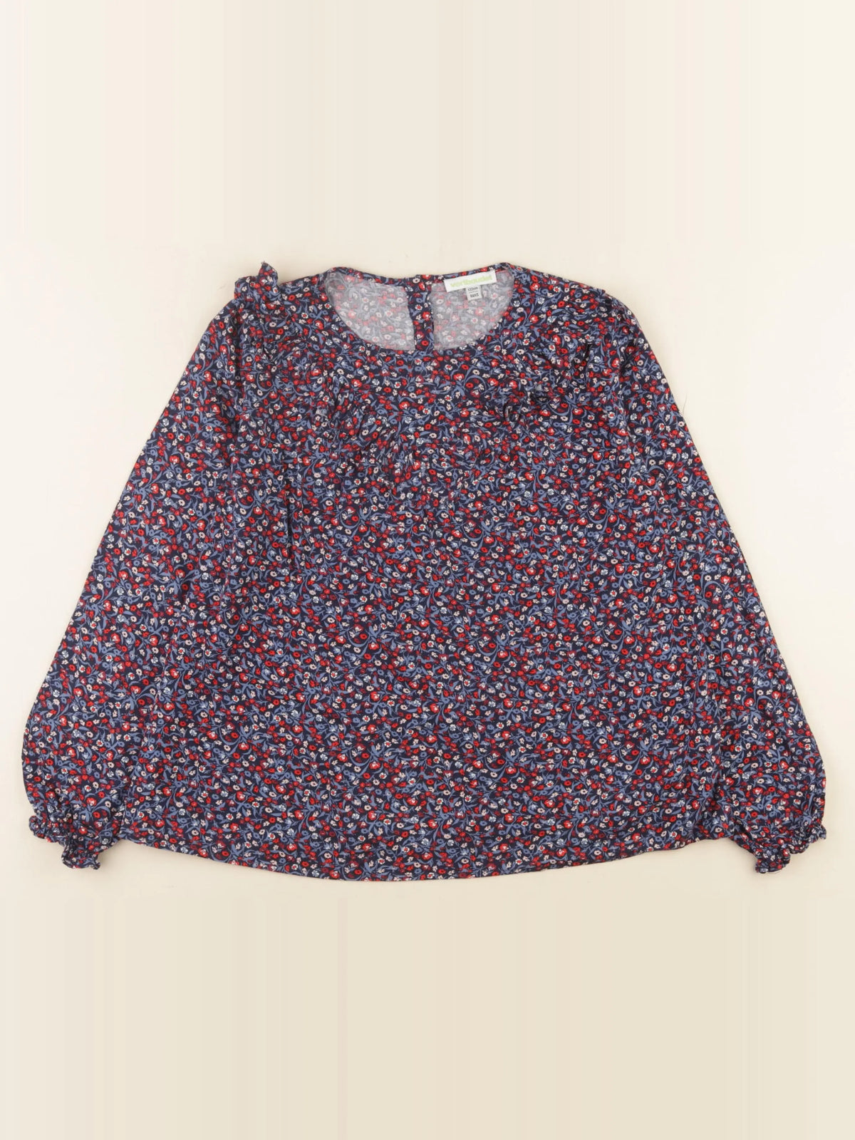 Vertbaudet - blouse multicolore - 9 ans