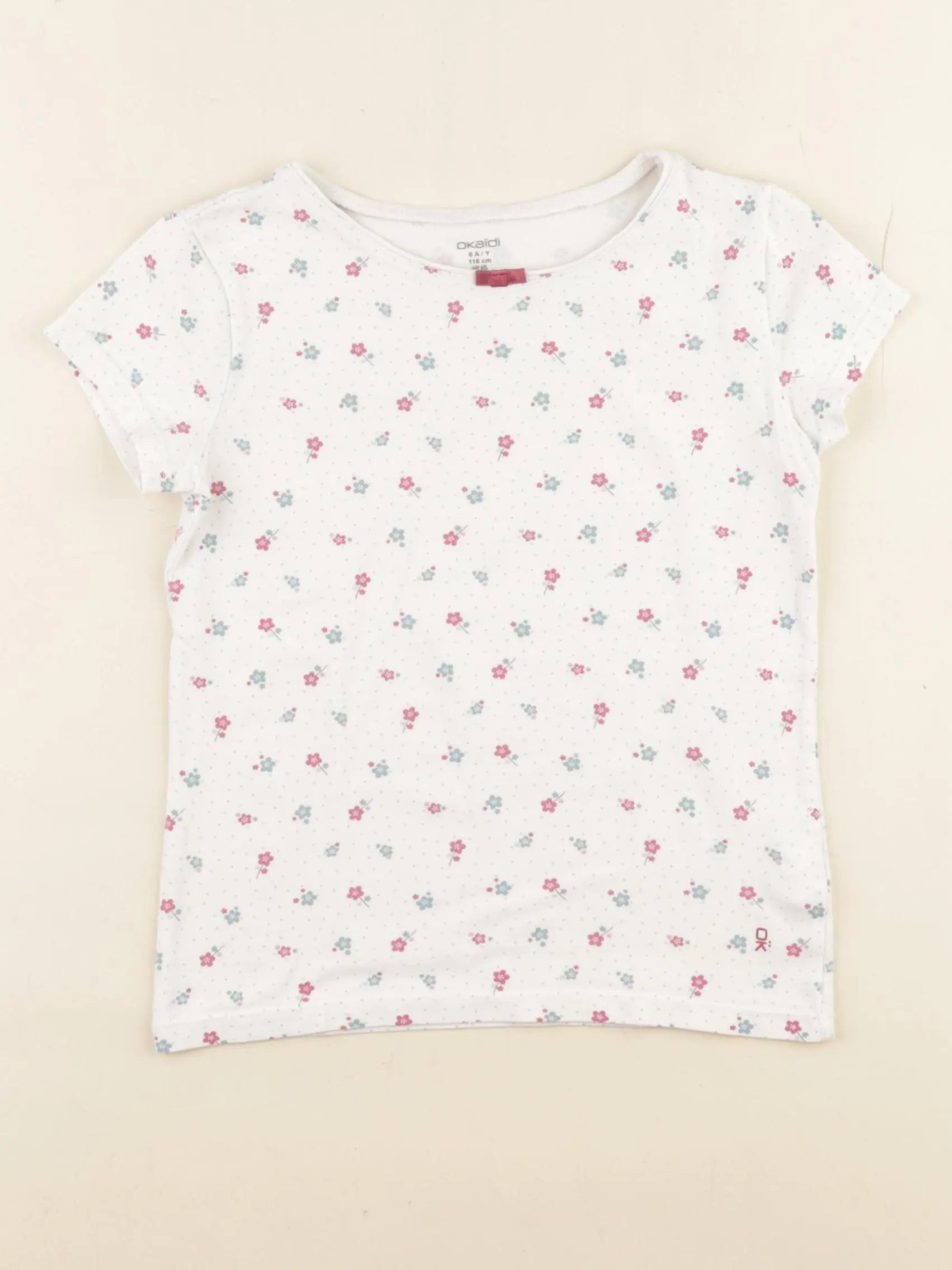 Okaidi - maillot de corps blanc - 6 ans