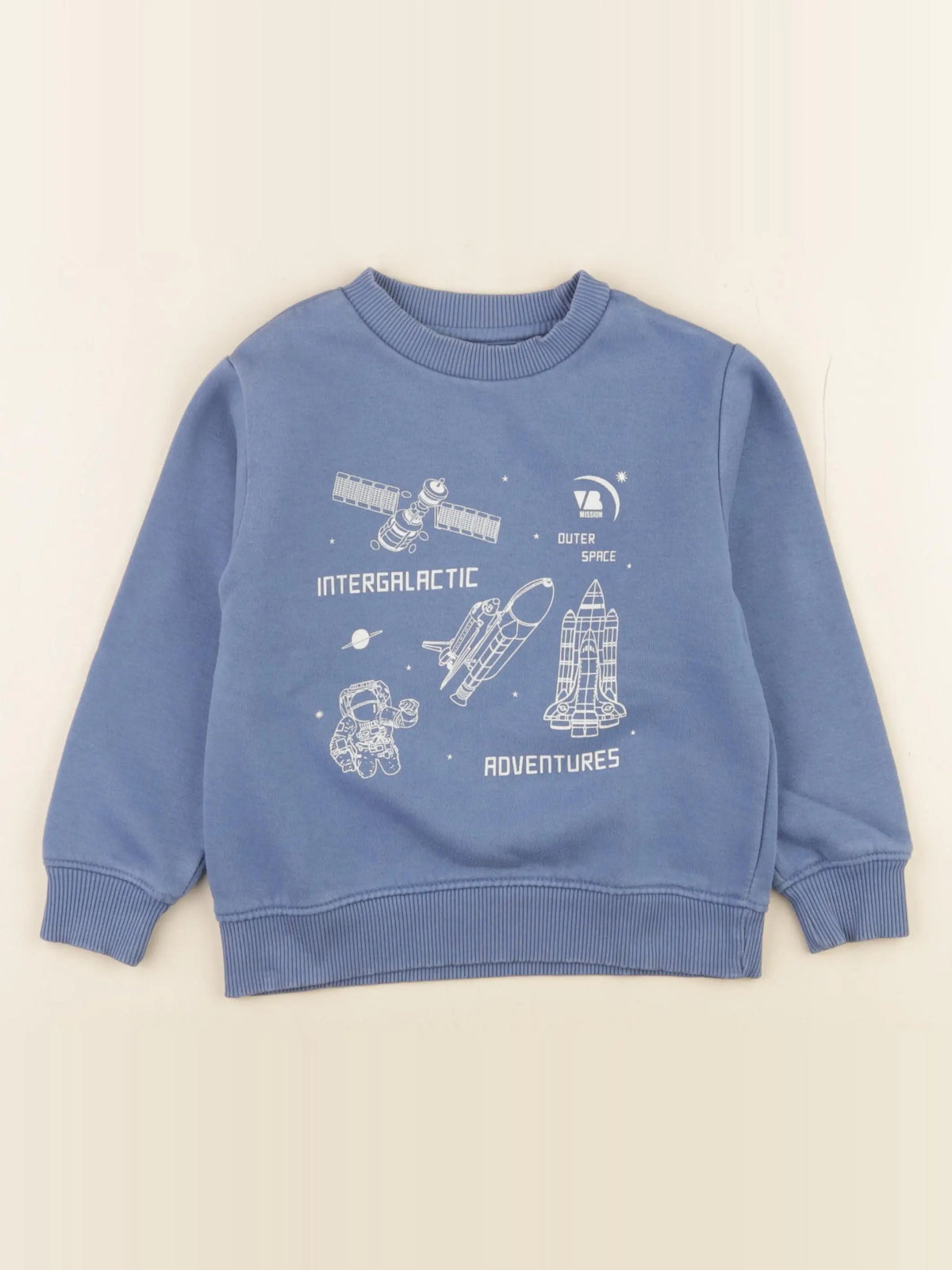 Vertbaudet - sweat bleu - 5 ans