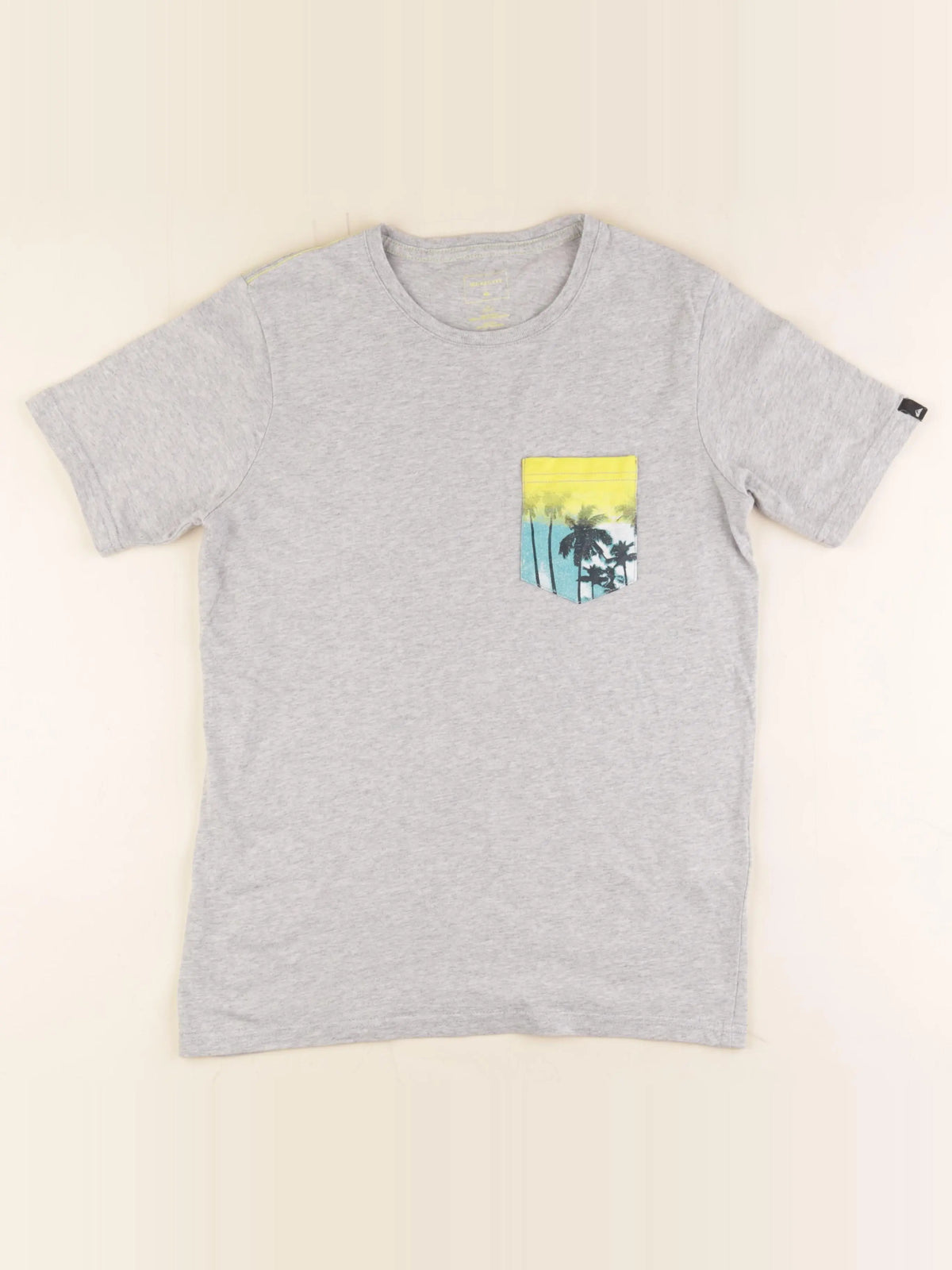 Quiksilver - tee-shirt gris - 12 ans