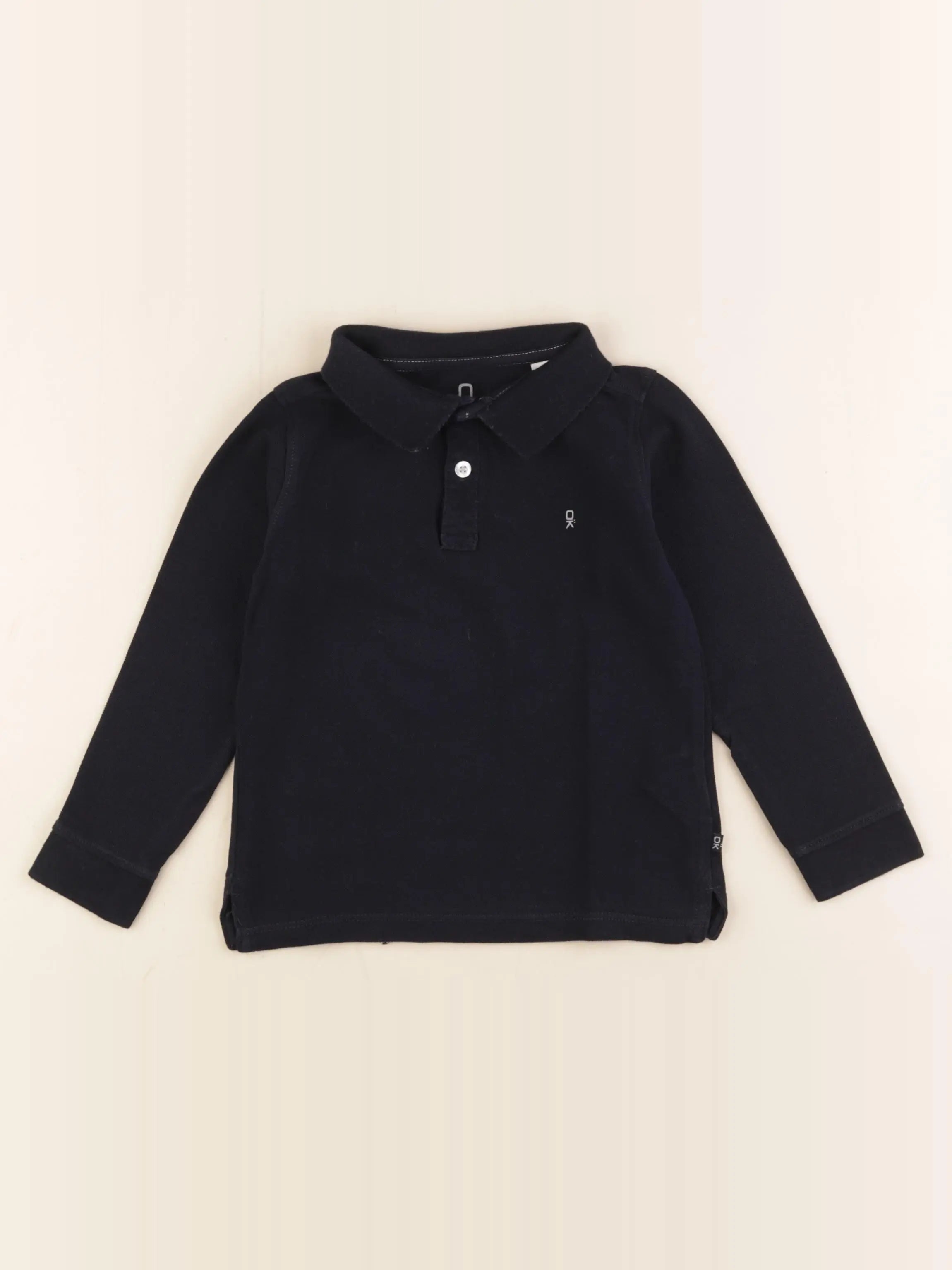 Okaidi - polo bleu - 4 ans