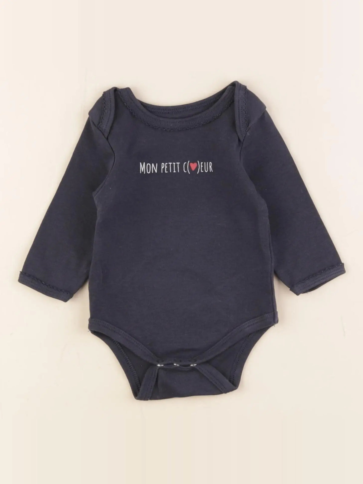 Vertbaudet - body bleu - 3 mois