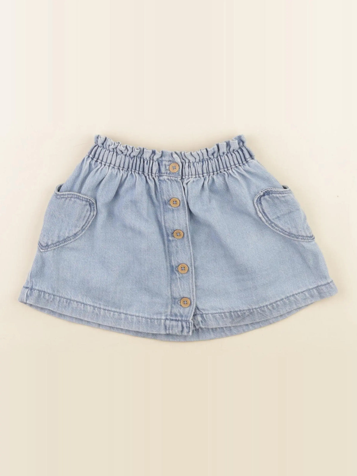 Vertbaudet - jupe bleu - 2 ans