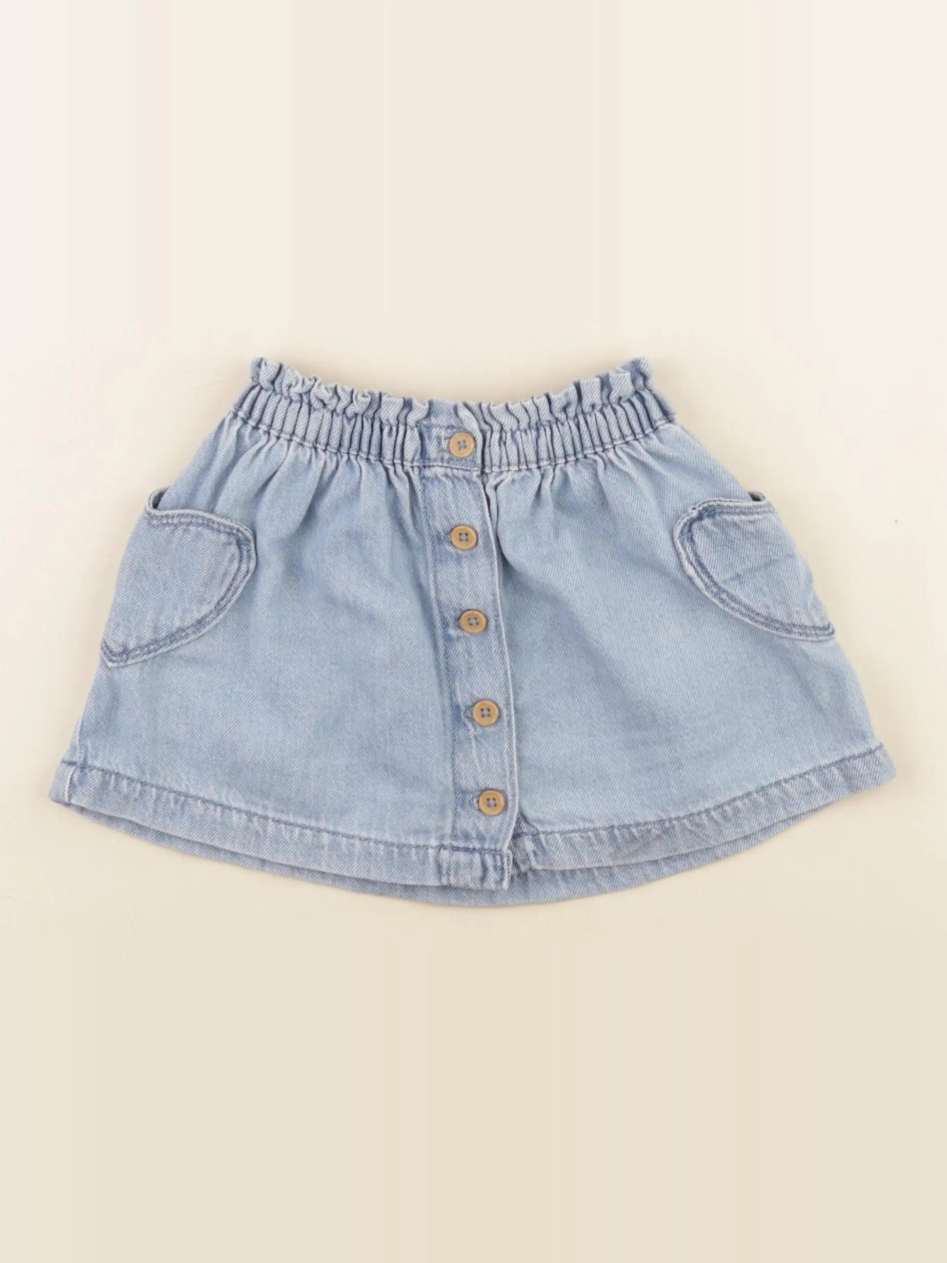 Vertbaudet - jupe bleu - 2 ans