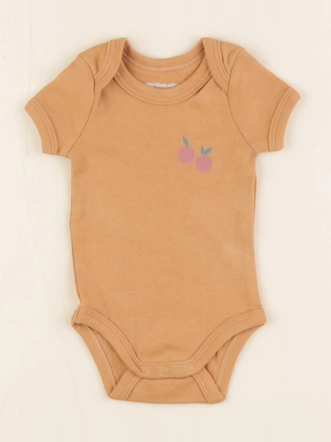 Vertbaudet - body marron - 1 mois