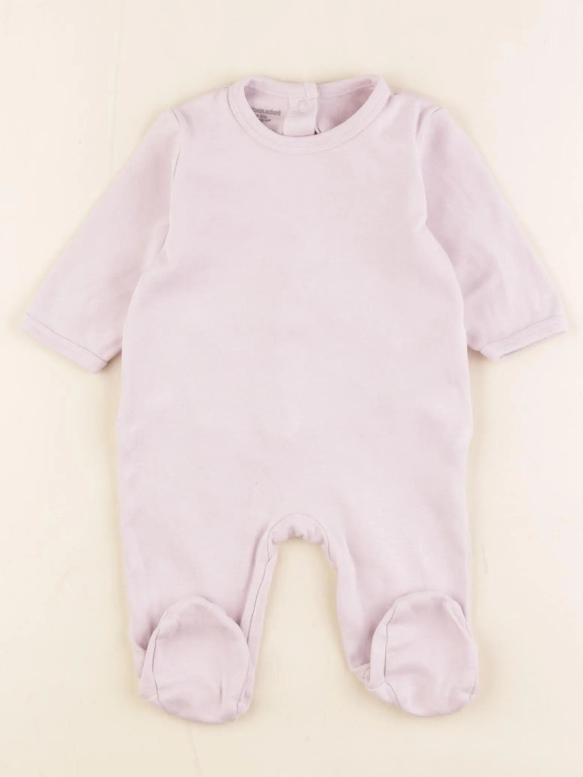 Vertbaudet - pyjama coton violet - 3 mois