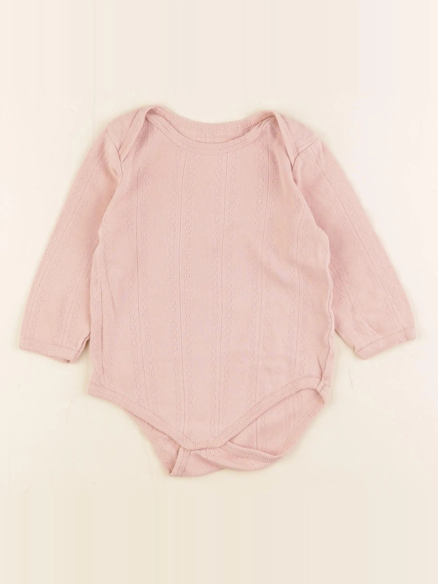 Vertbaudet - body rose - 18 mois