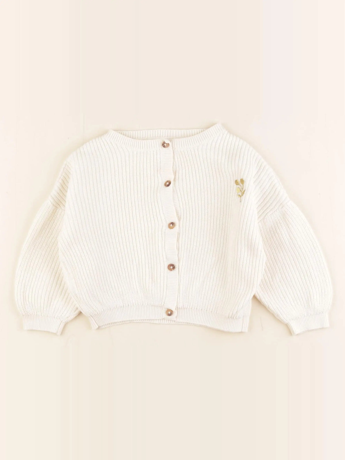 Vertbaudet - gilet blanc - 18 mois