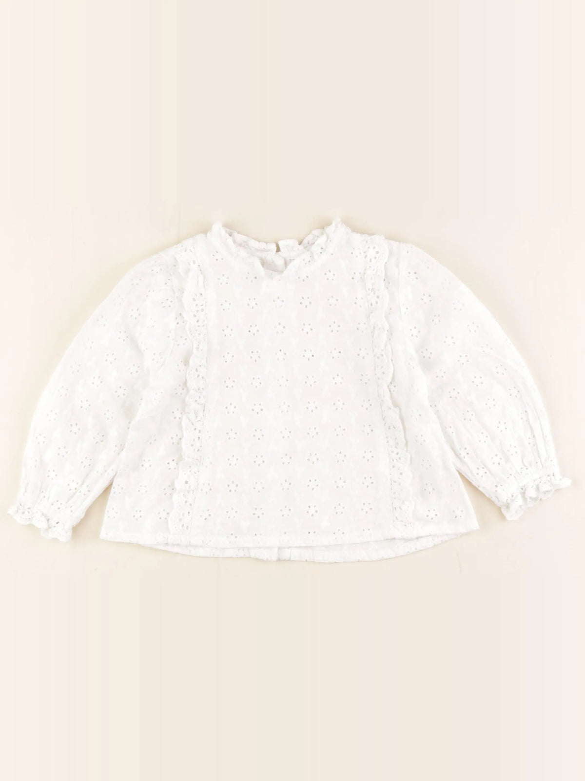 Vertbaudet - blouse blanc - 18 mois