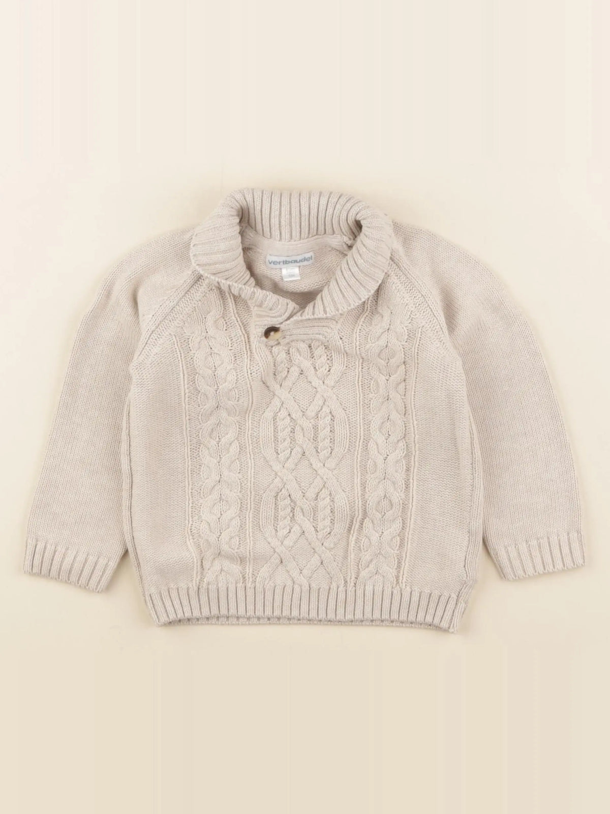 Tape à l'oeil - pull beige - 18 mois