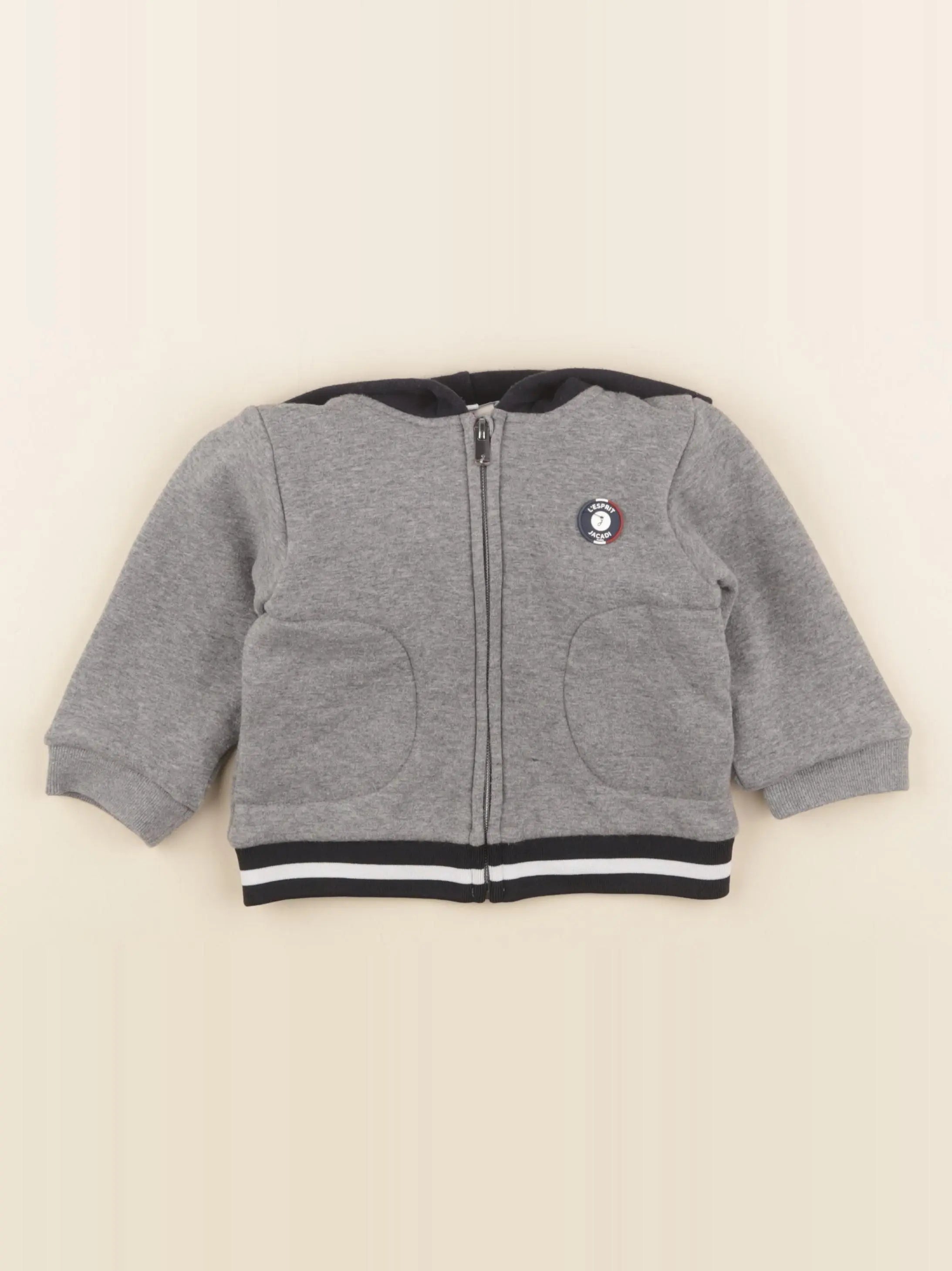 Jacadi - sweat gris - 18 mois
