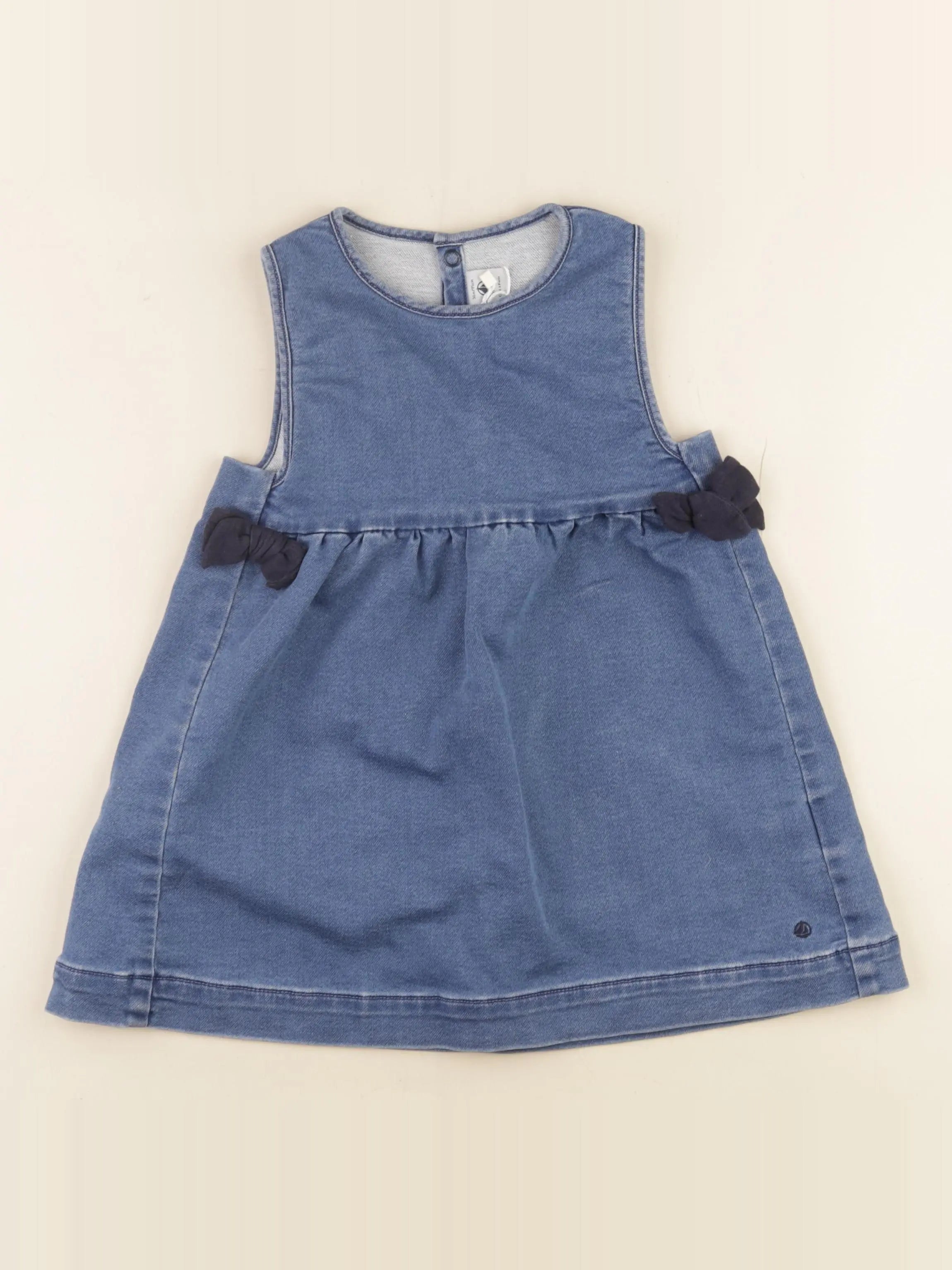 Petit Bateau - robe bleu - 36 mois