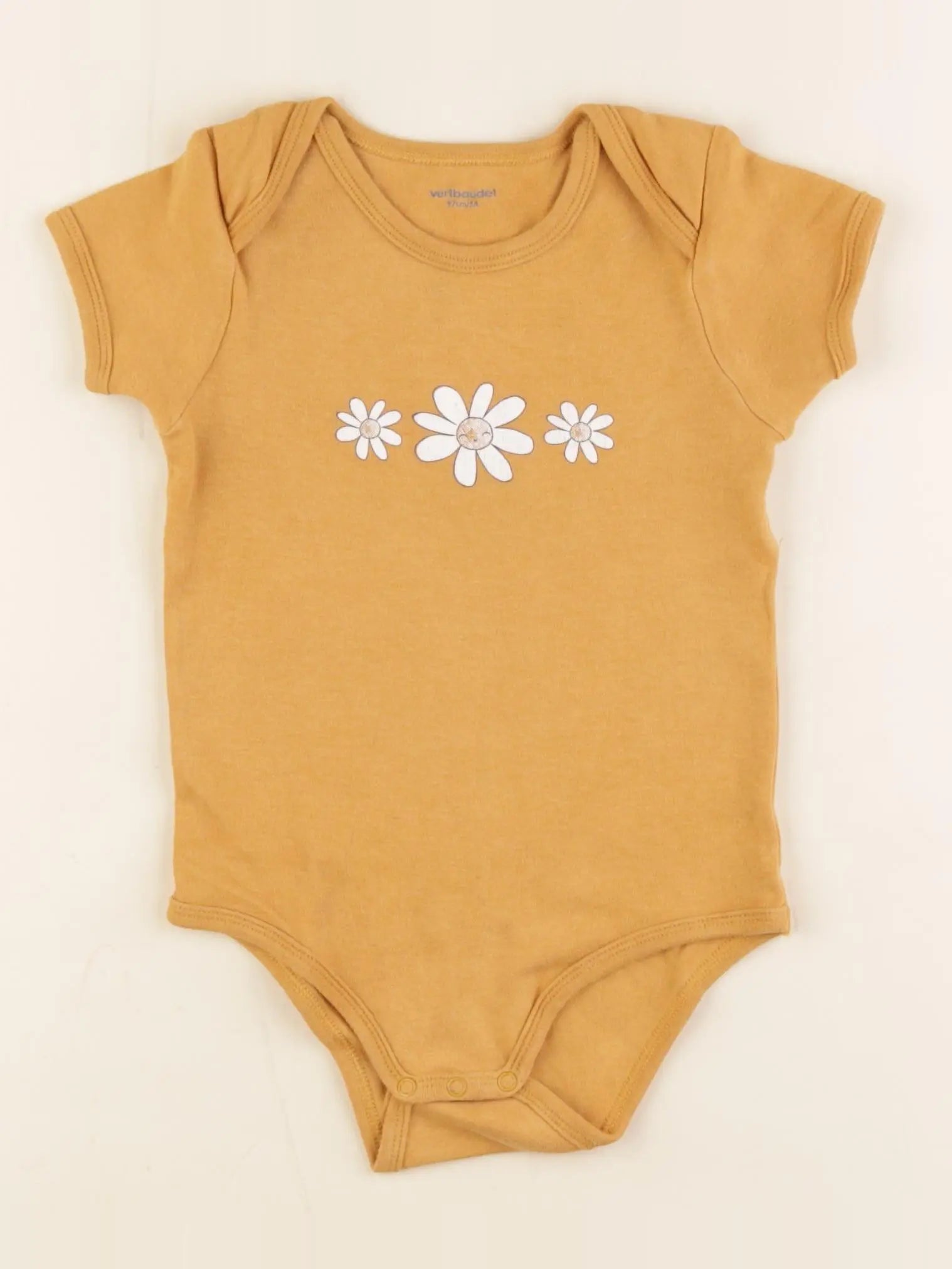 Vertbaudet - body jaune - 3 ans