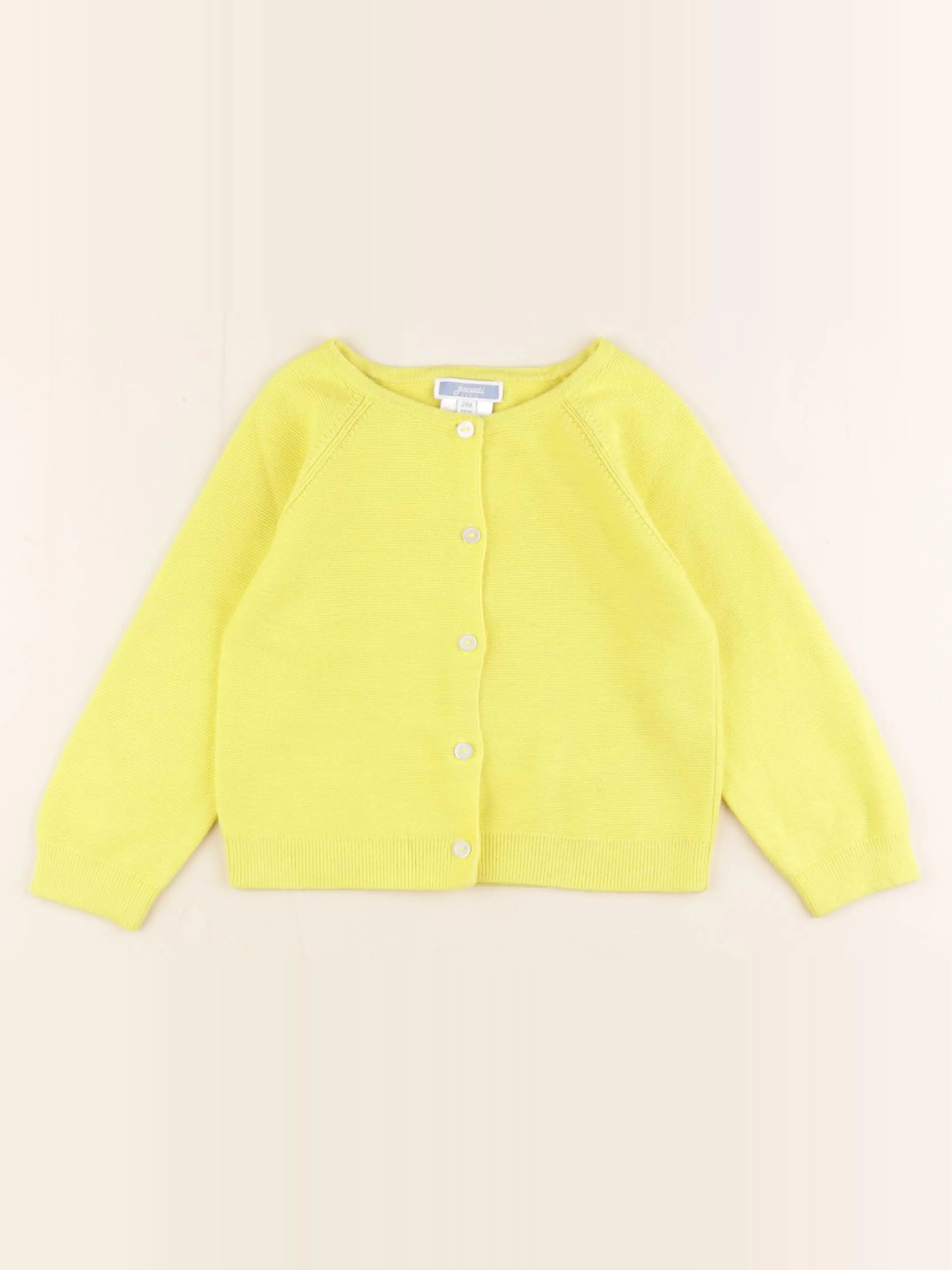 Jacadi - gilet jaune - 24 mois