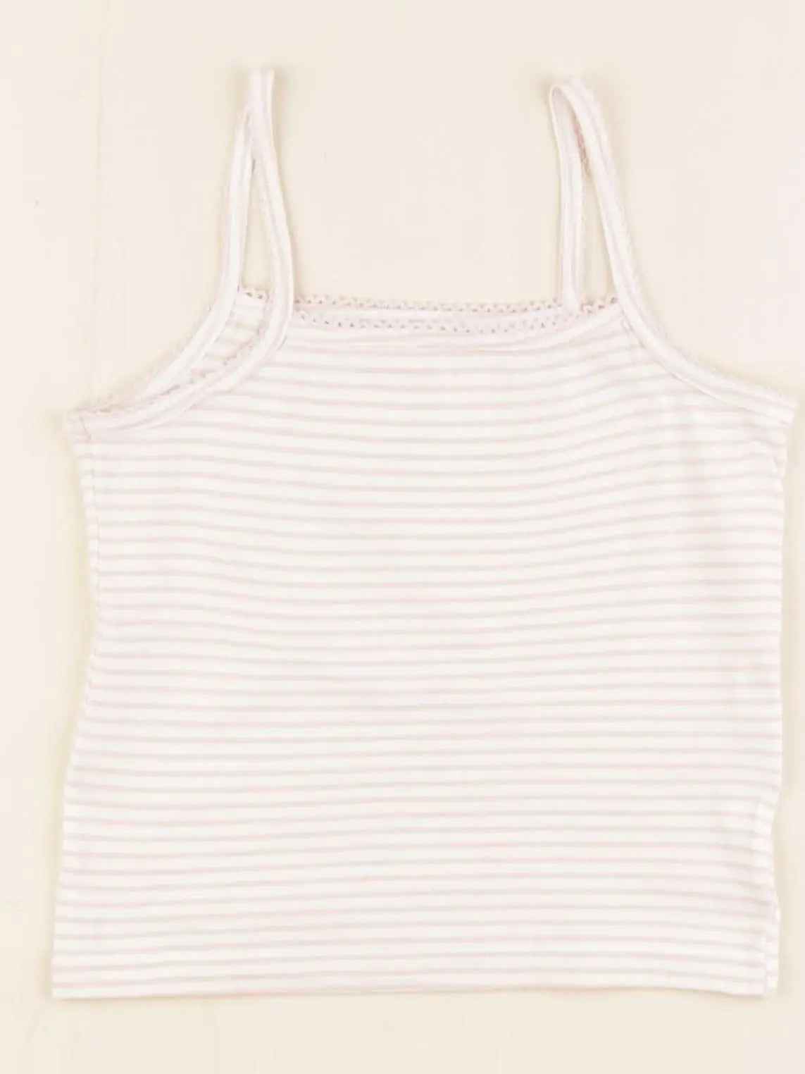 Vertbaudet - maillot de corps blanc, rose - 3 ans