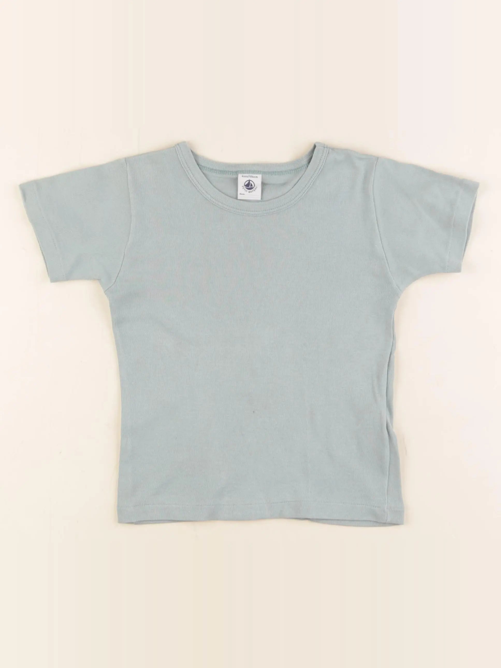 Petit Bateau - maillot de corps vert - 4 ans