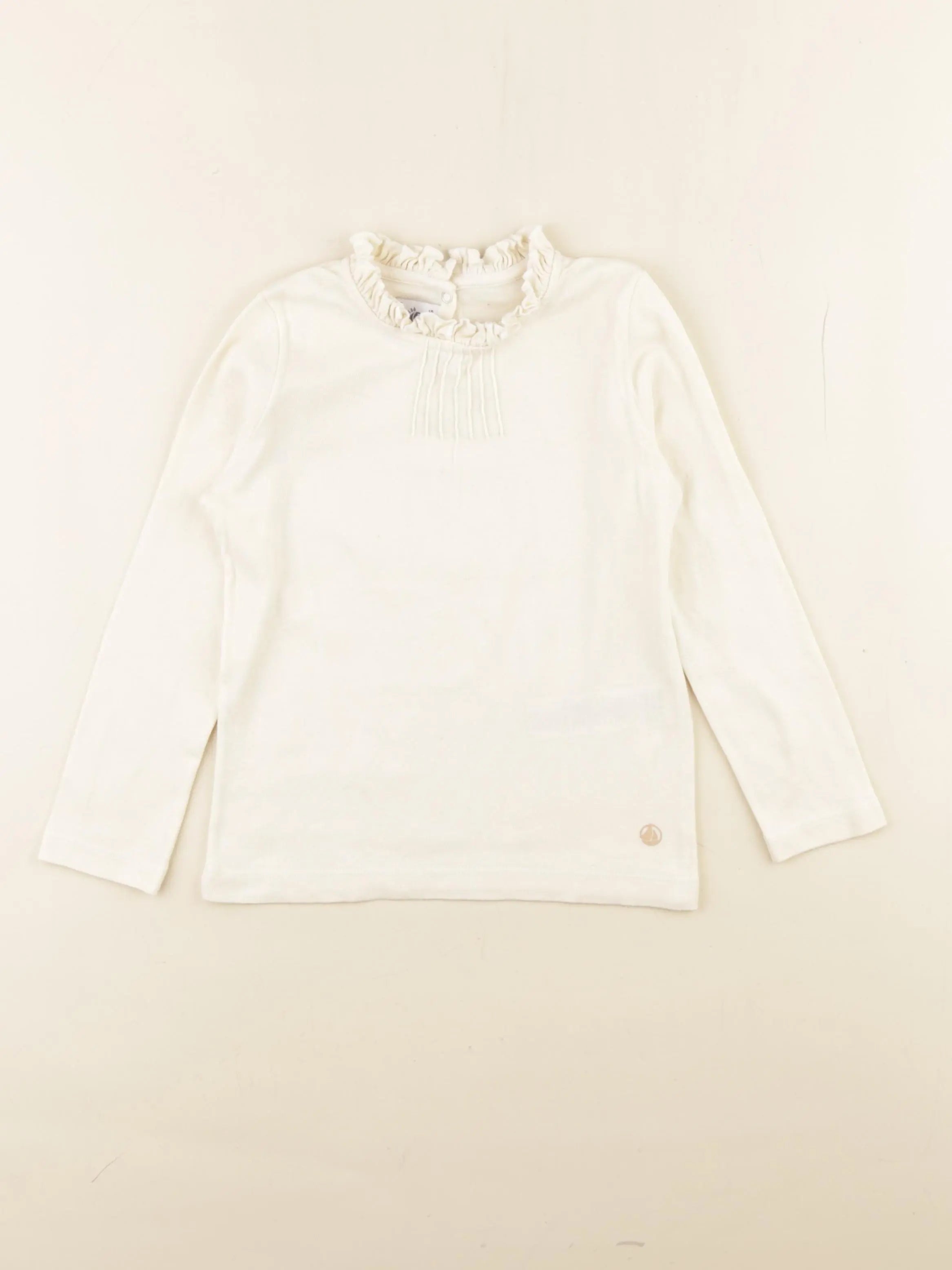 Petit Bateau - tee-shirt beige - 5 ans