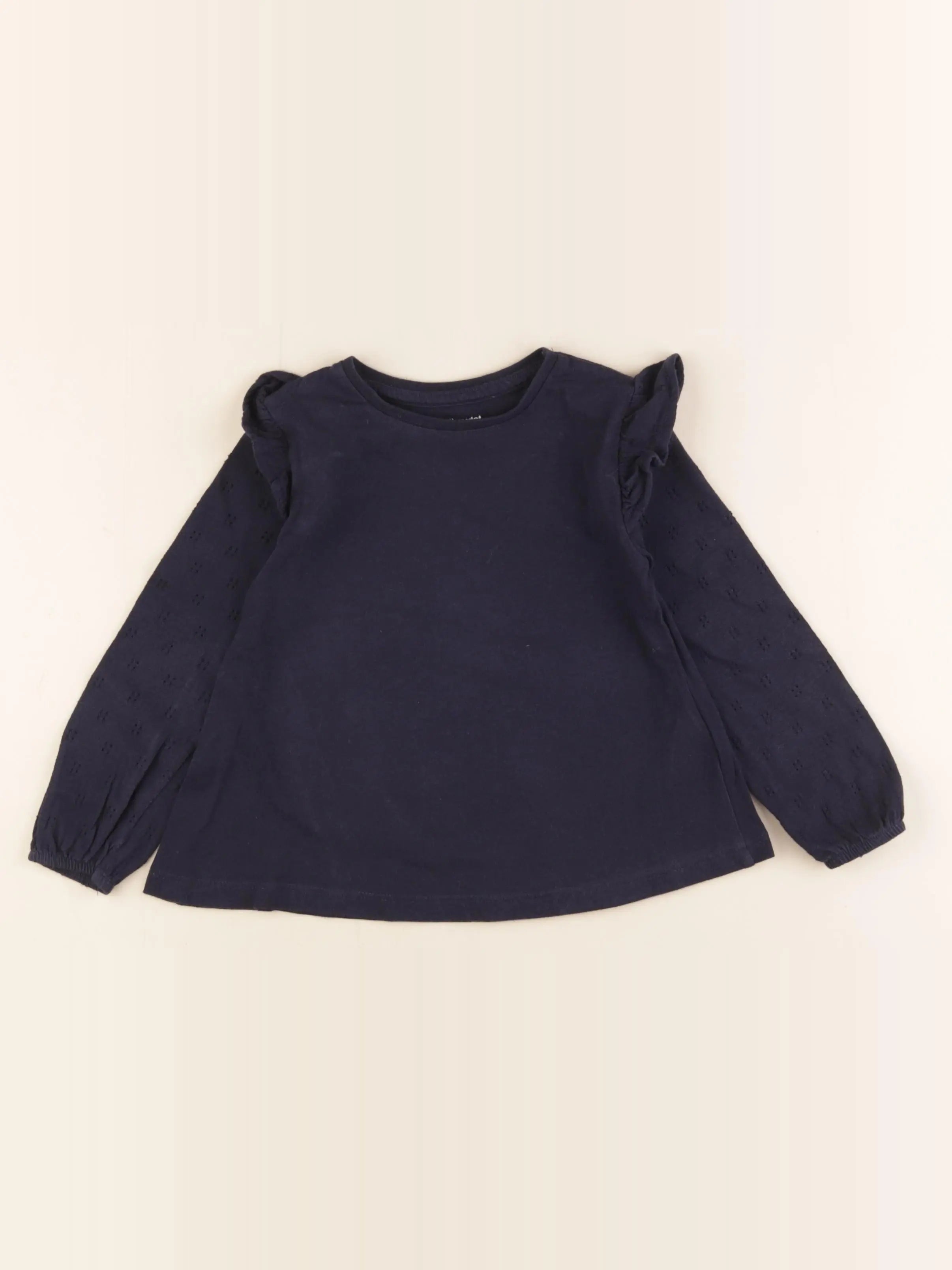 Vertbaudet - tee-shirt bleu - 4 ans