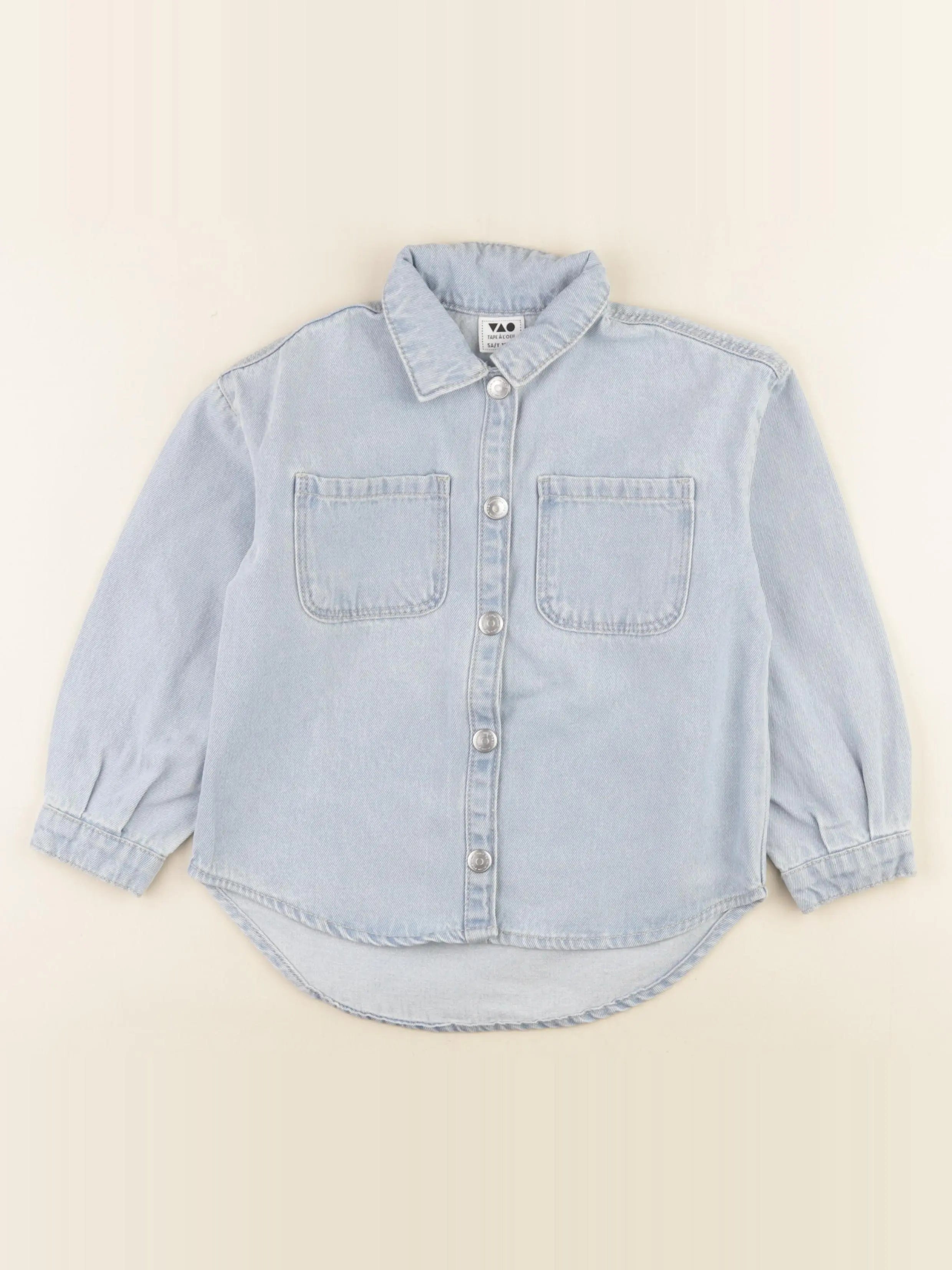 Tape à l'oeil - chemise bleu - 5 ans