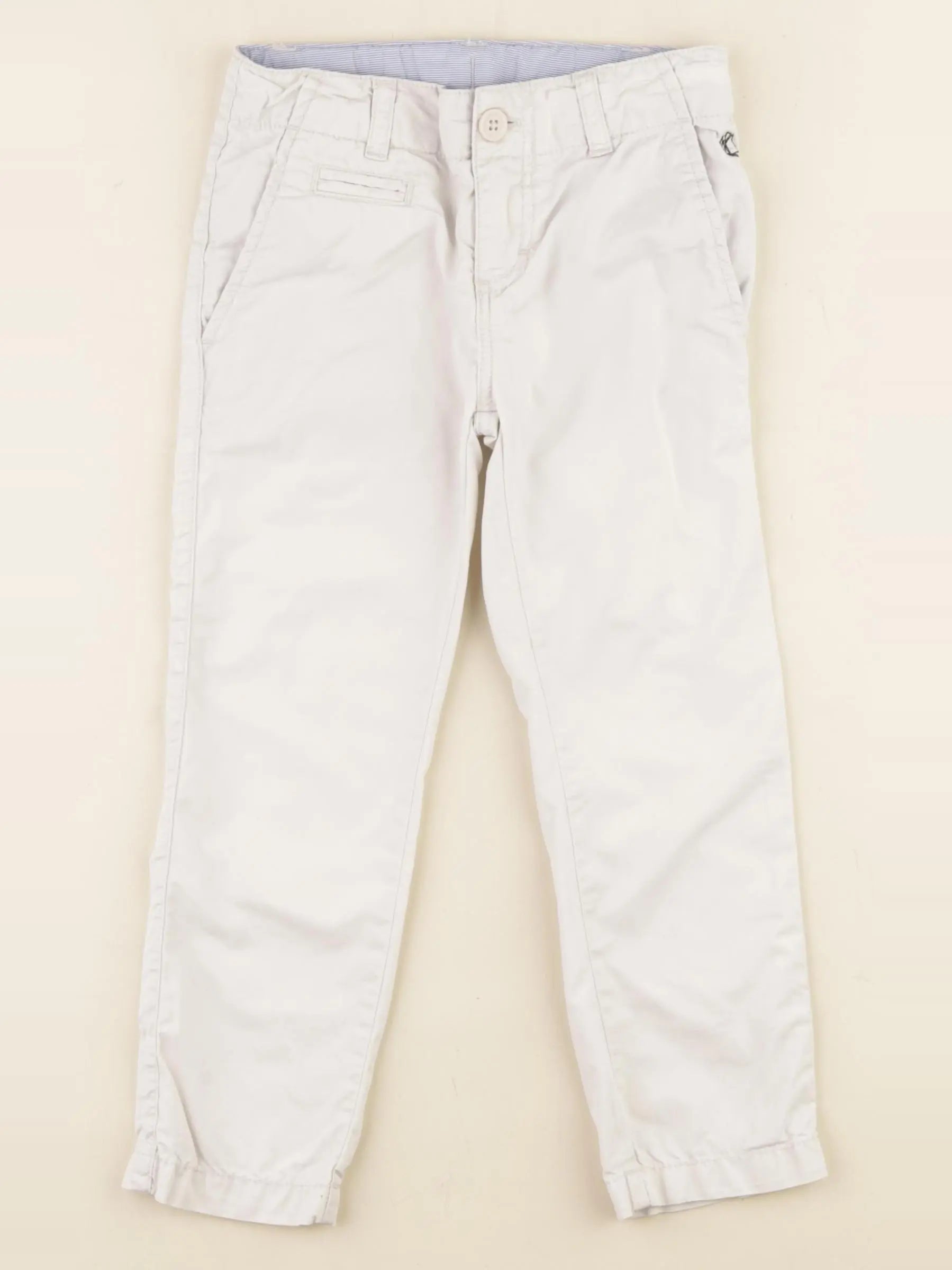 Petit Bateau - pantalon blanc - 3 ans
