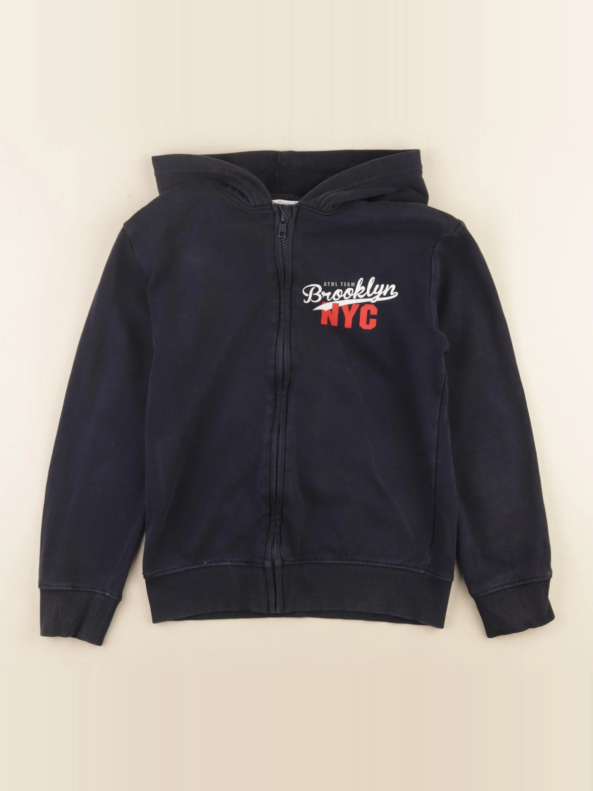 H&M - sweat bleu - 9/10 ans