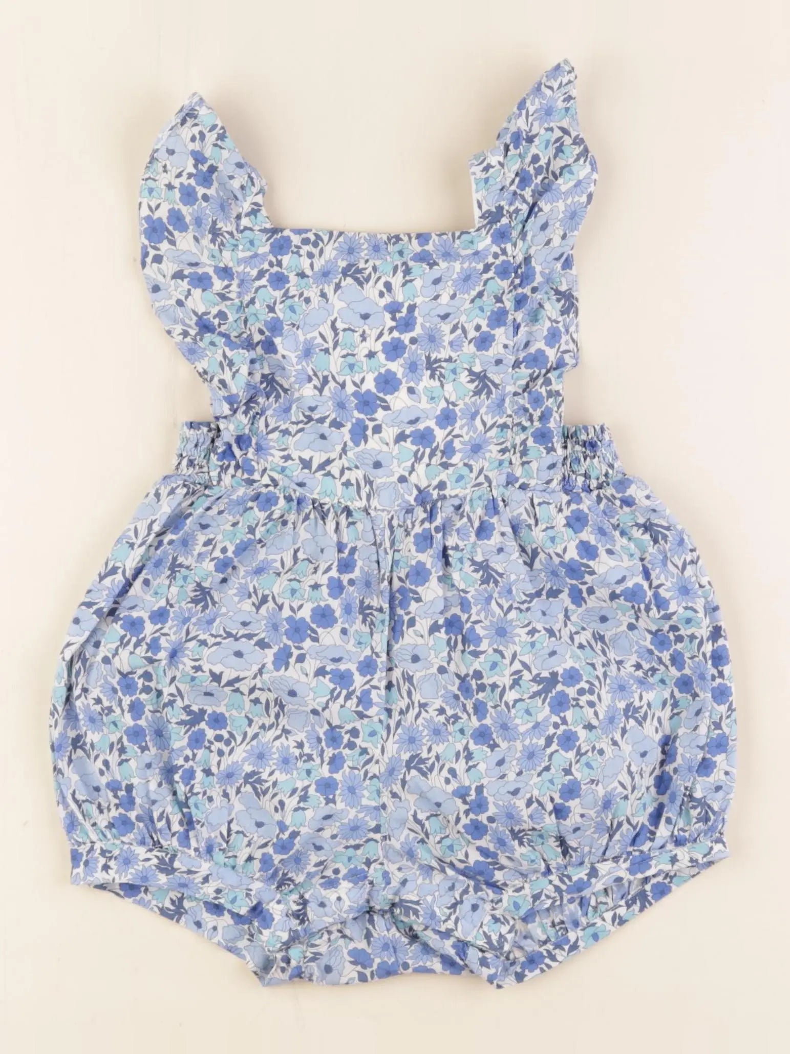 Jacadi - salopette liberty bleu - 24 mois