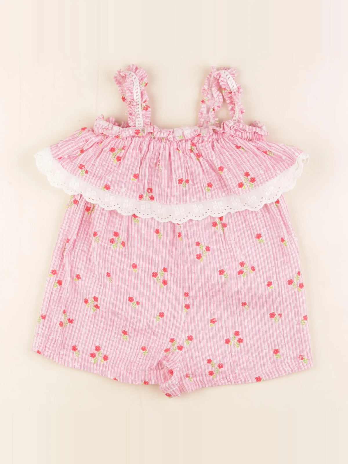 Zara - combinaison rose - 12 mois