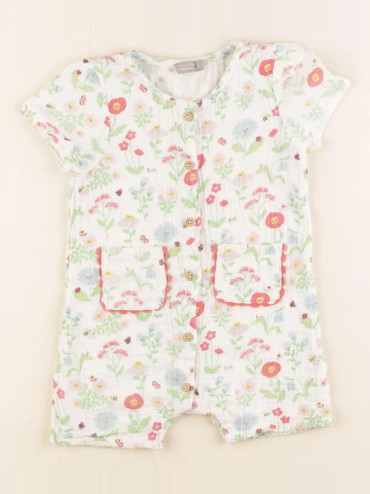 Boutchou - combinaison blanc - 18 mois