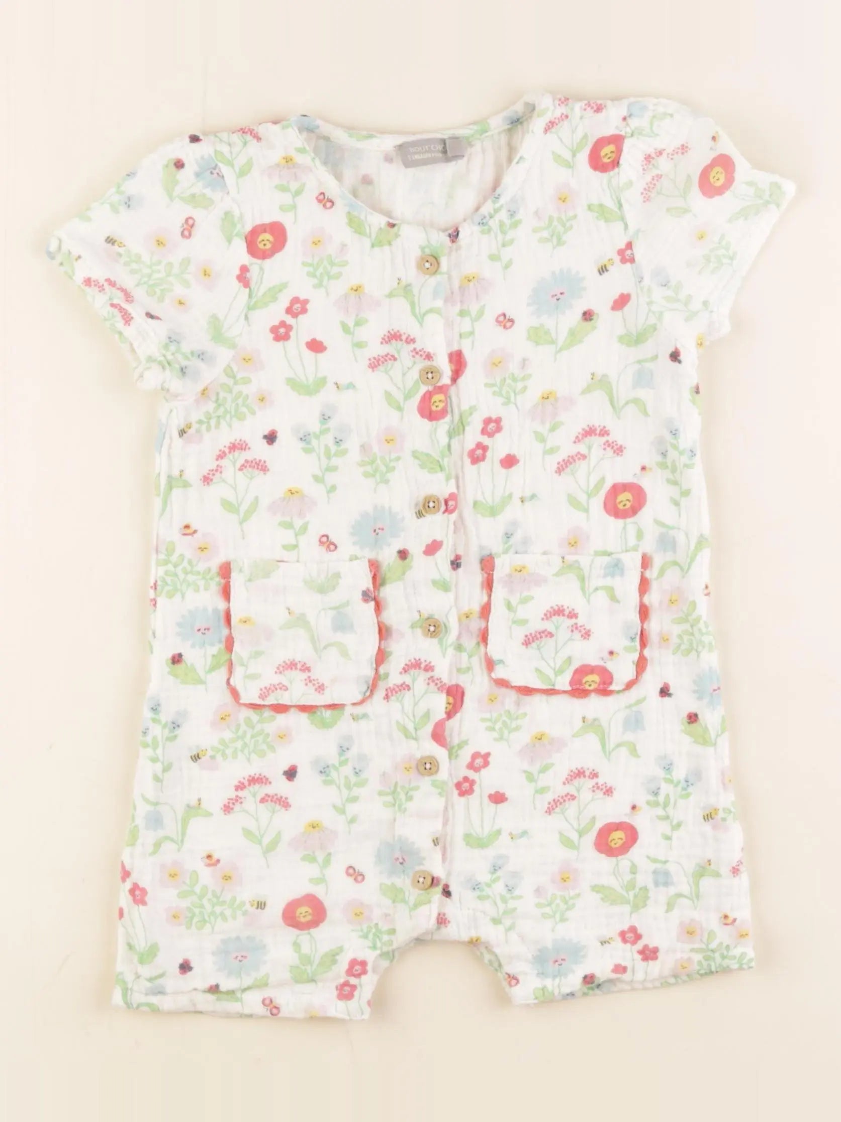 Boutchou - combinaison blanc - 18 mois