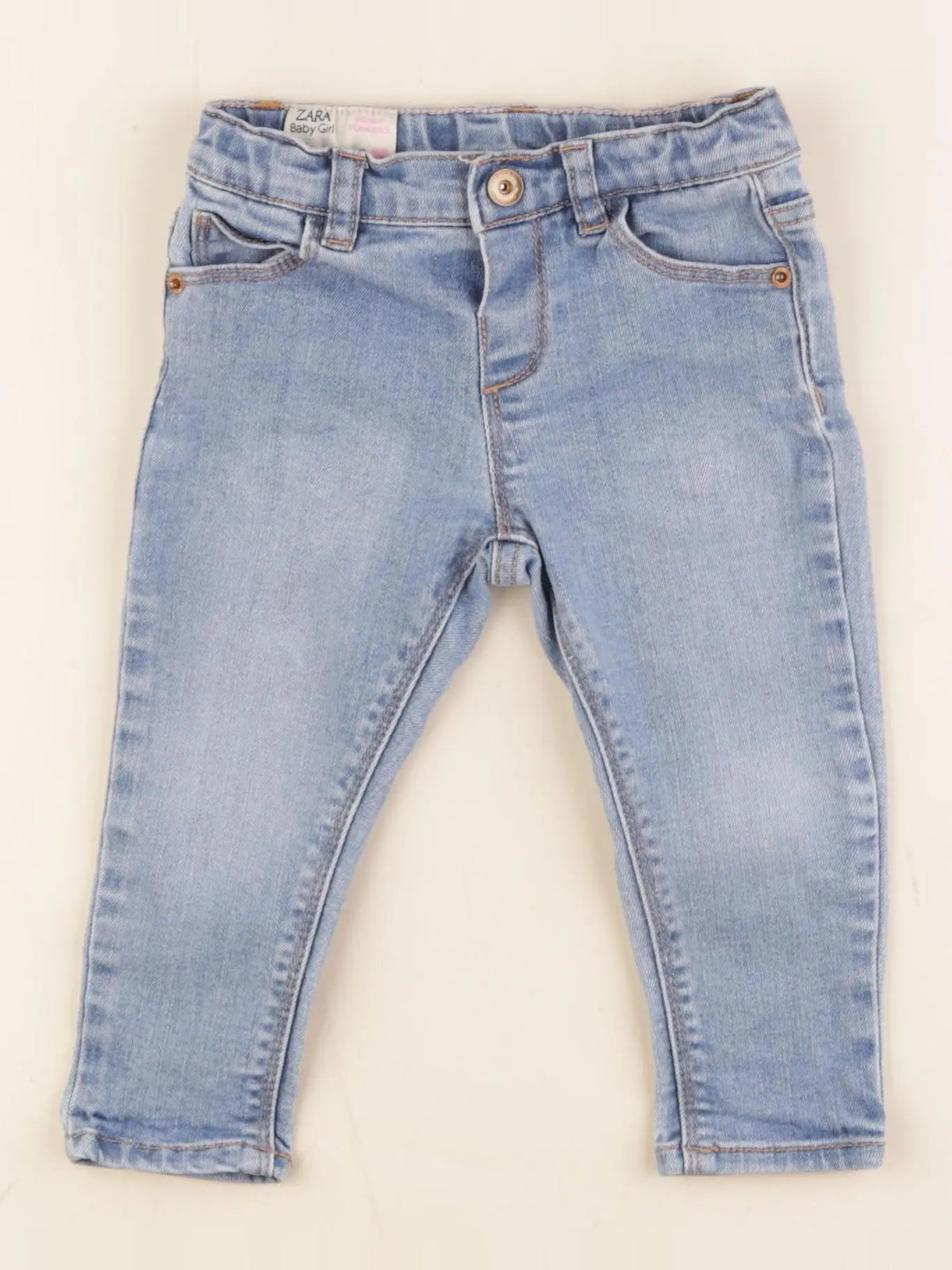 Zara - jean bleu - 9/12 mois