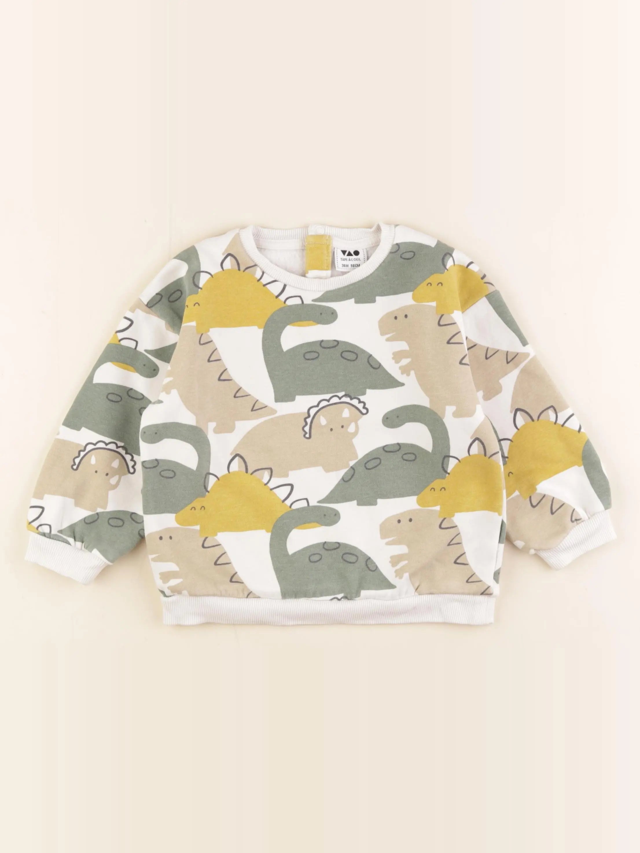 Tape à l'oeil - sweat vert - 36 mois