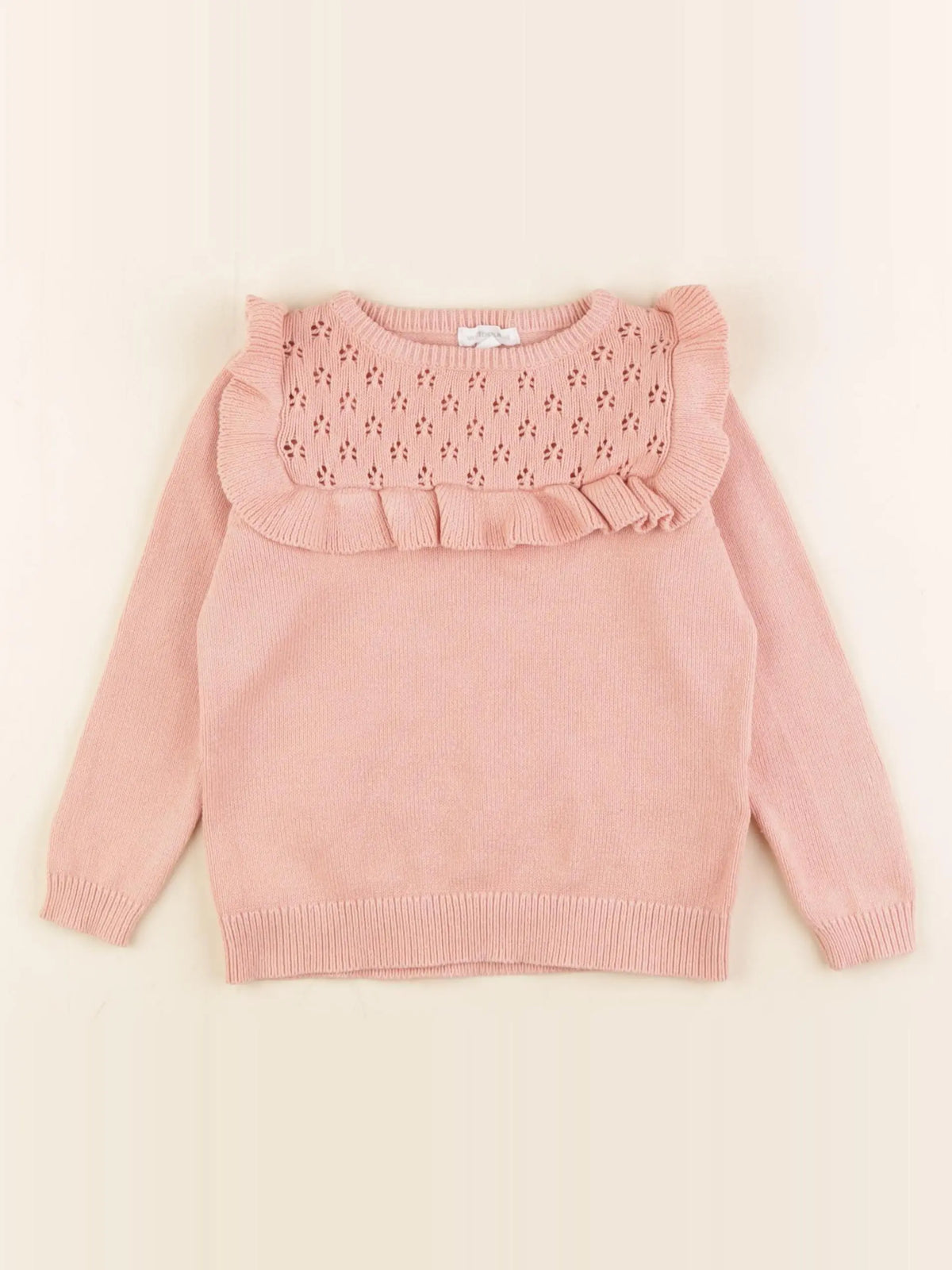 Vertbaudet - pull rose - 3 ans
