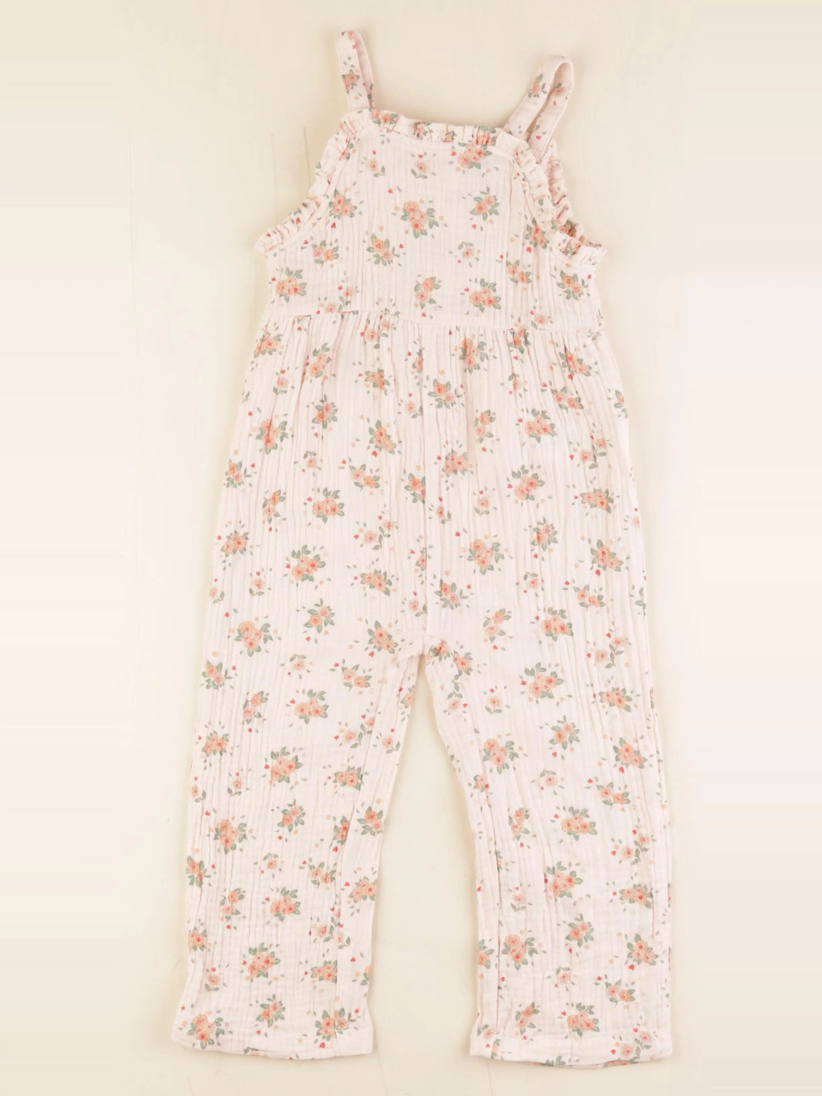 Vertbaudet - combinaison rose - 3/4 ans