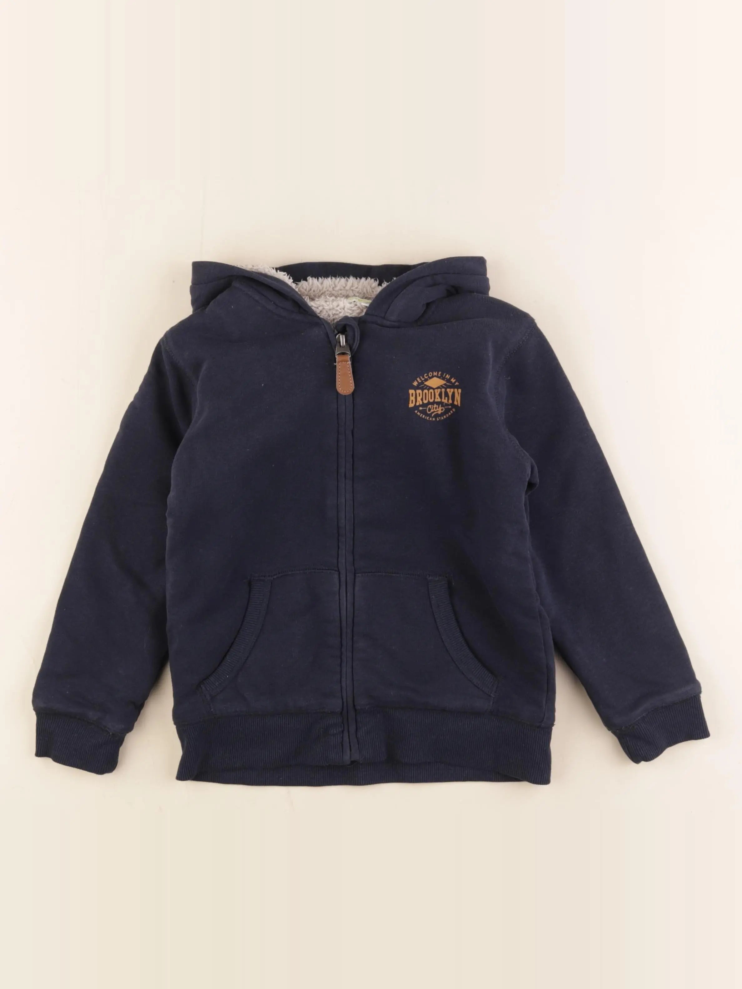 Vertbaudet - sweat bleu - 5 ans