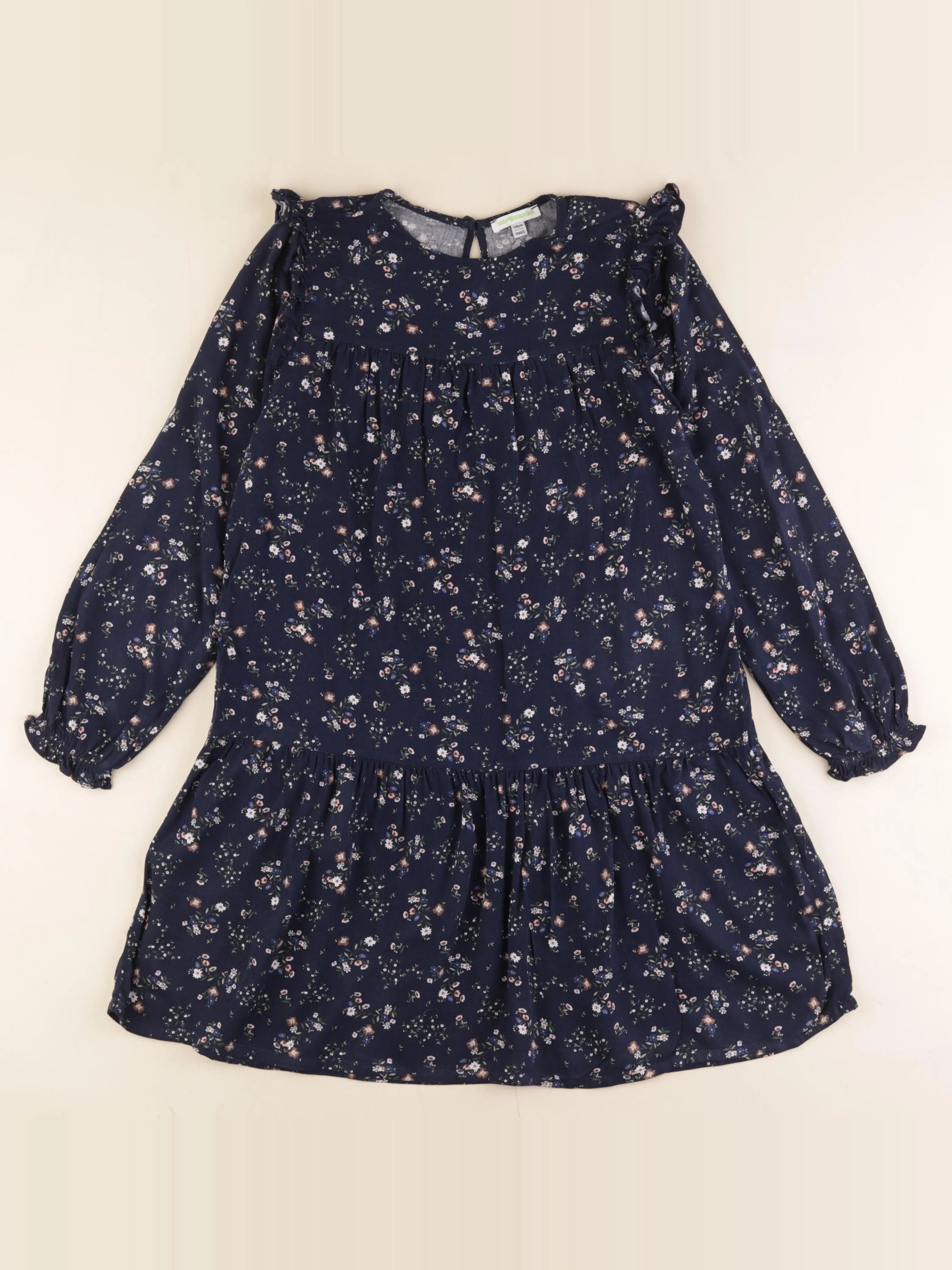 Vertbaudet - robe bleu - 10 ans