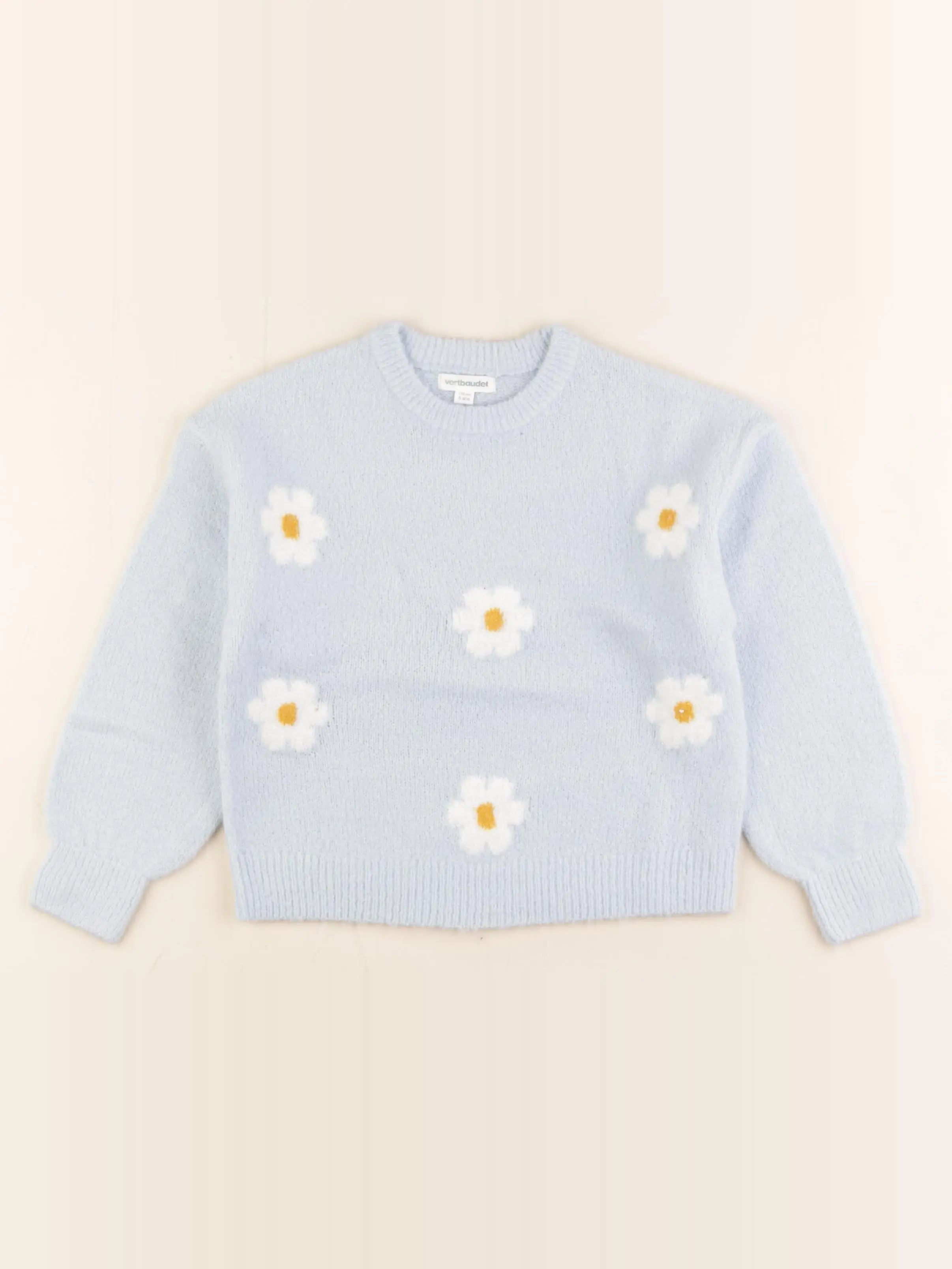 Vertbaudet - pull bleu - 5 ans