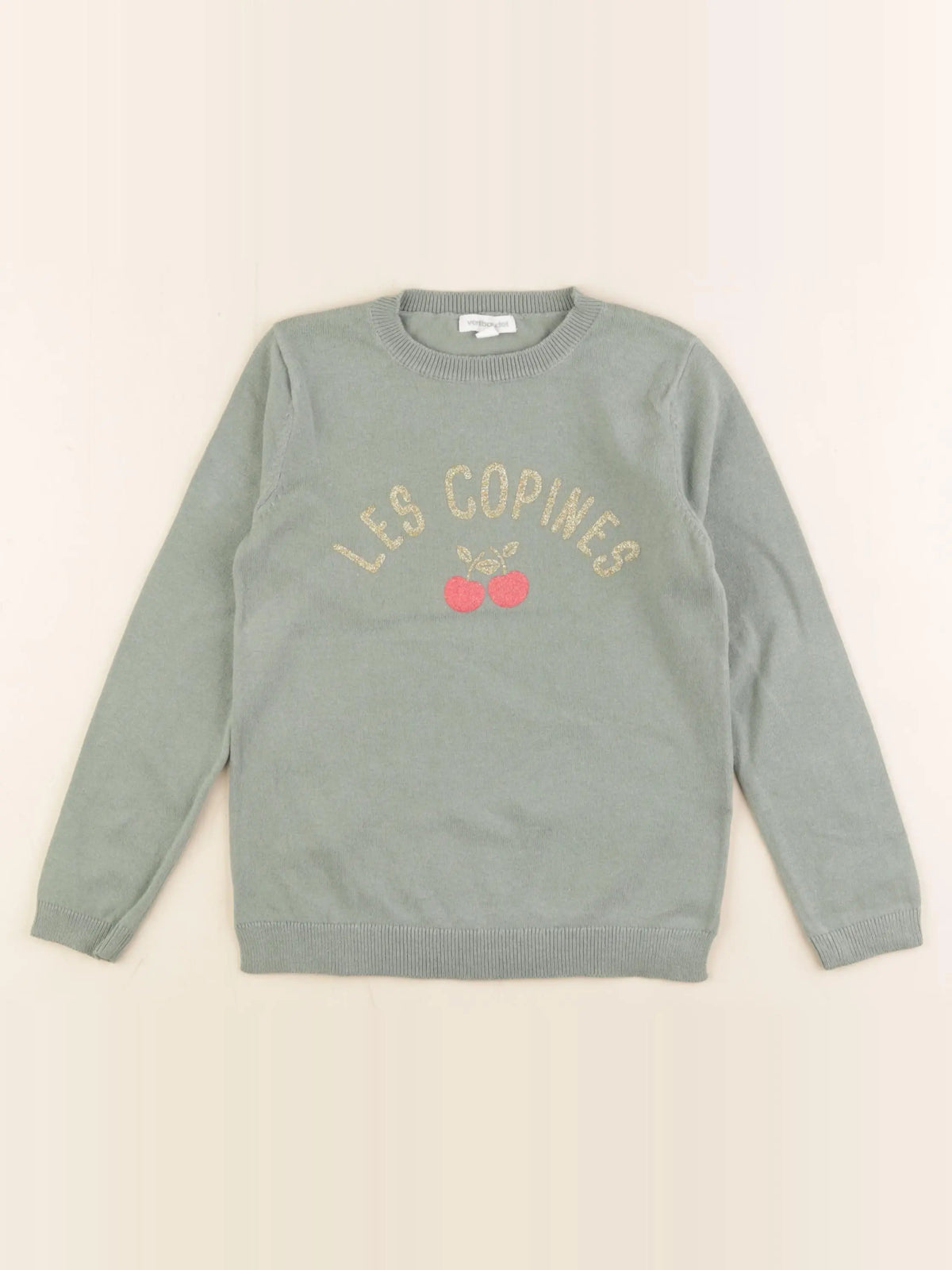 Vertbaudet - pull vert - 5 ans