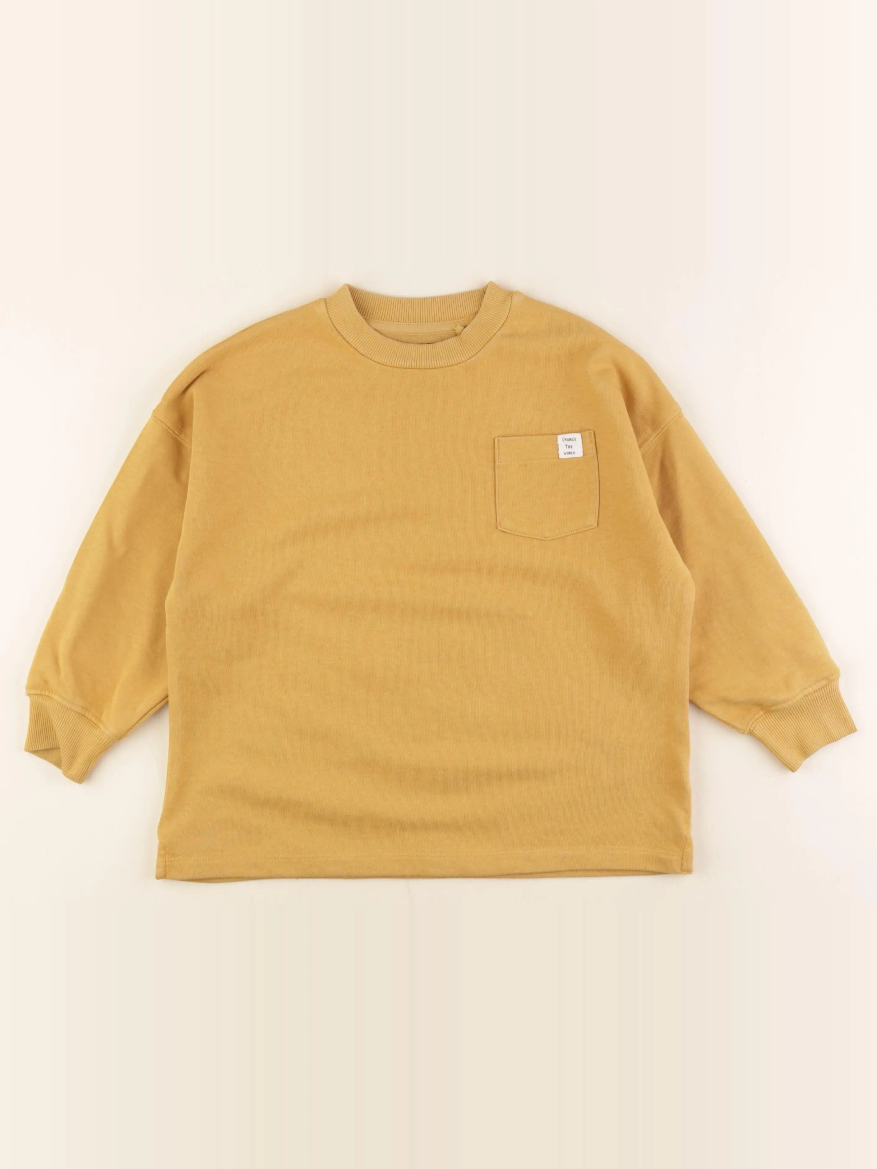 Next - sweat jaune - 5/6 ans